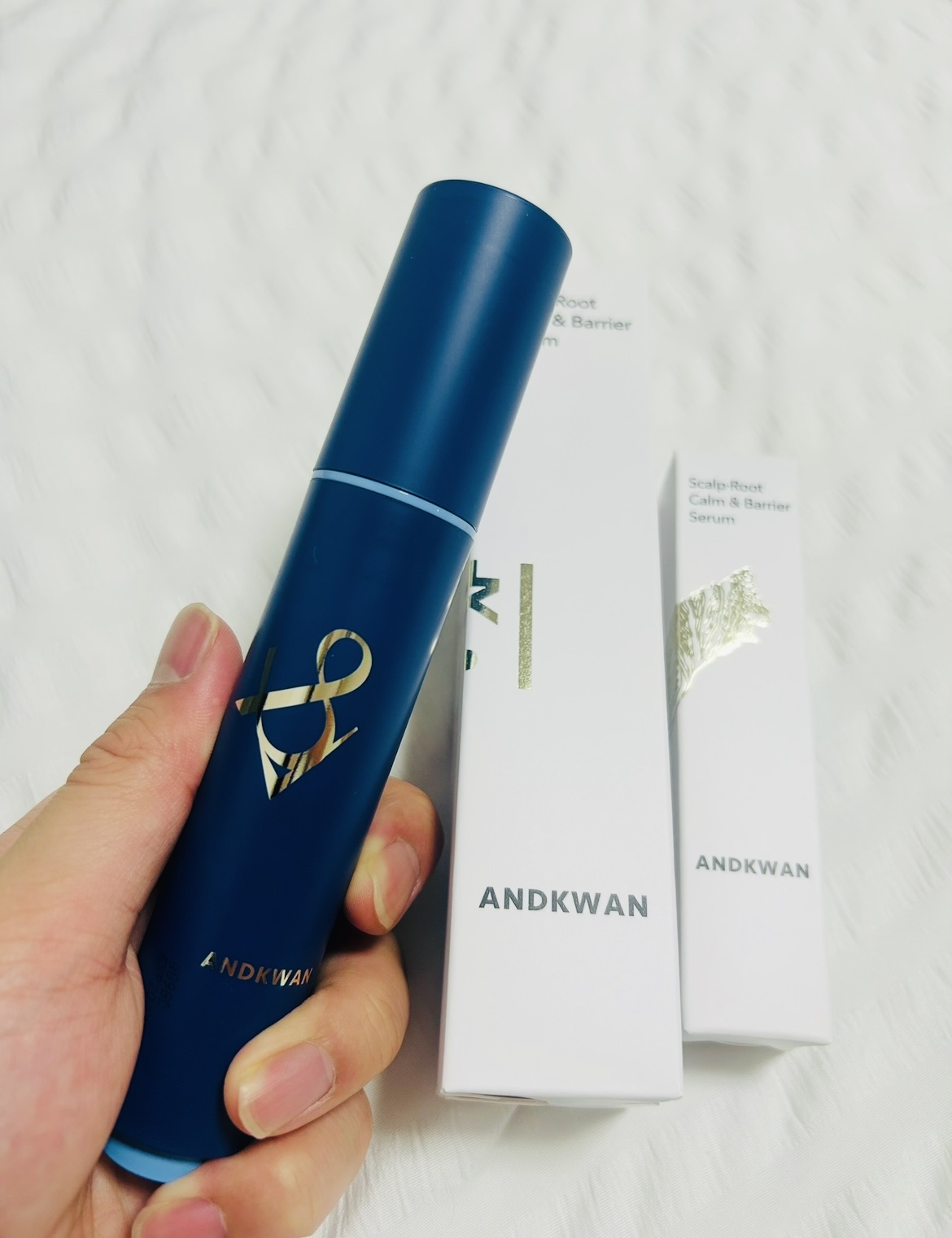 Scalp Root Calm & Barrier（コンブ一体型＋リフィル セット）/ANDKWAN/スカルプブラシを使ったクチコミ（1枚目）