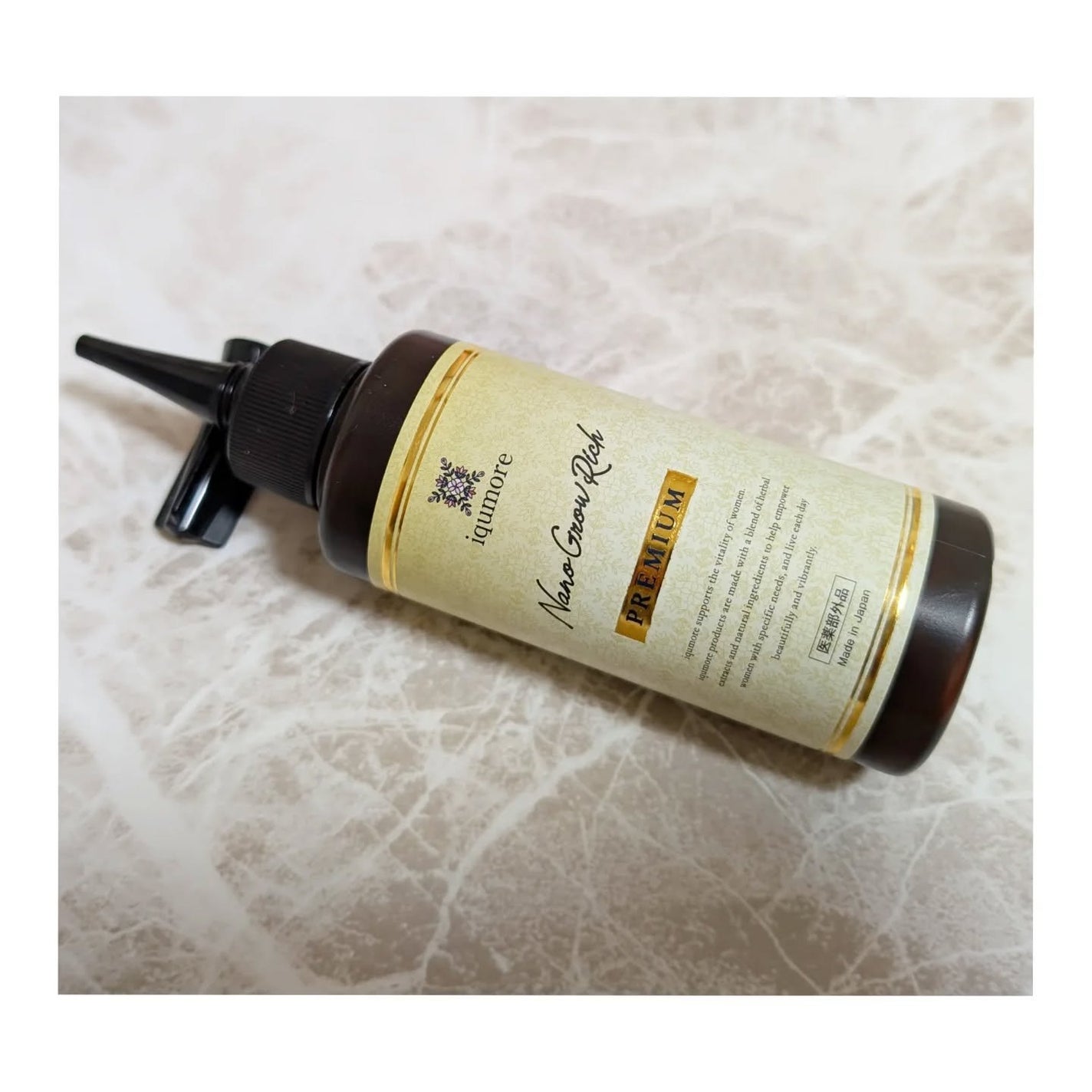 イクモアナノグロウリッチプレミアム/iqumore/頭皮ローションを使ったクチコミ(3枚目)