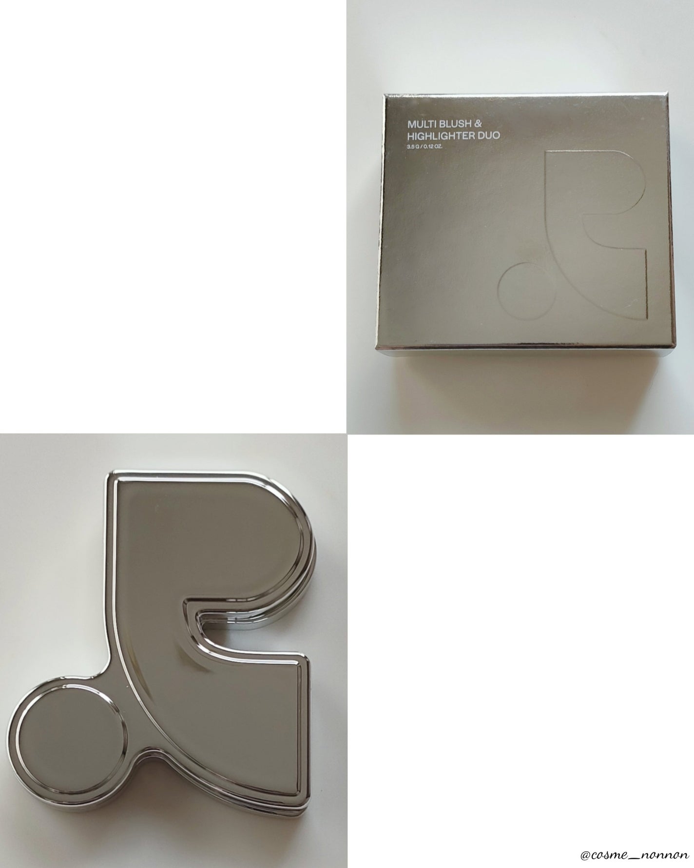 マルチブラッシュアンドハイライターデュオ/Rest & Recreation BEAUTY/ジェル・クリームチークを使ったクチコミ(2枚目)