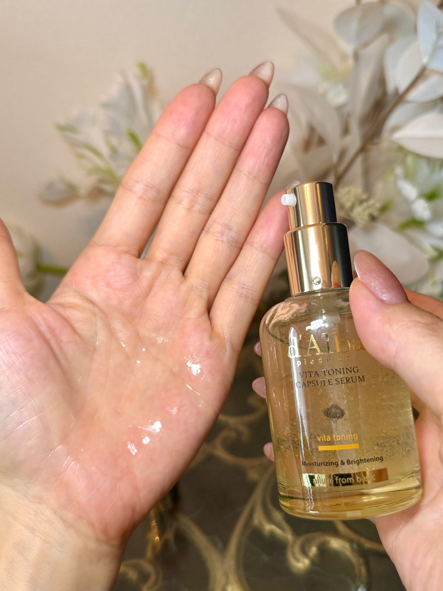 ビタトーニングカプセルセラム/ダルバ/美容液を使ったクチコミ(3枚目)