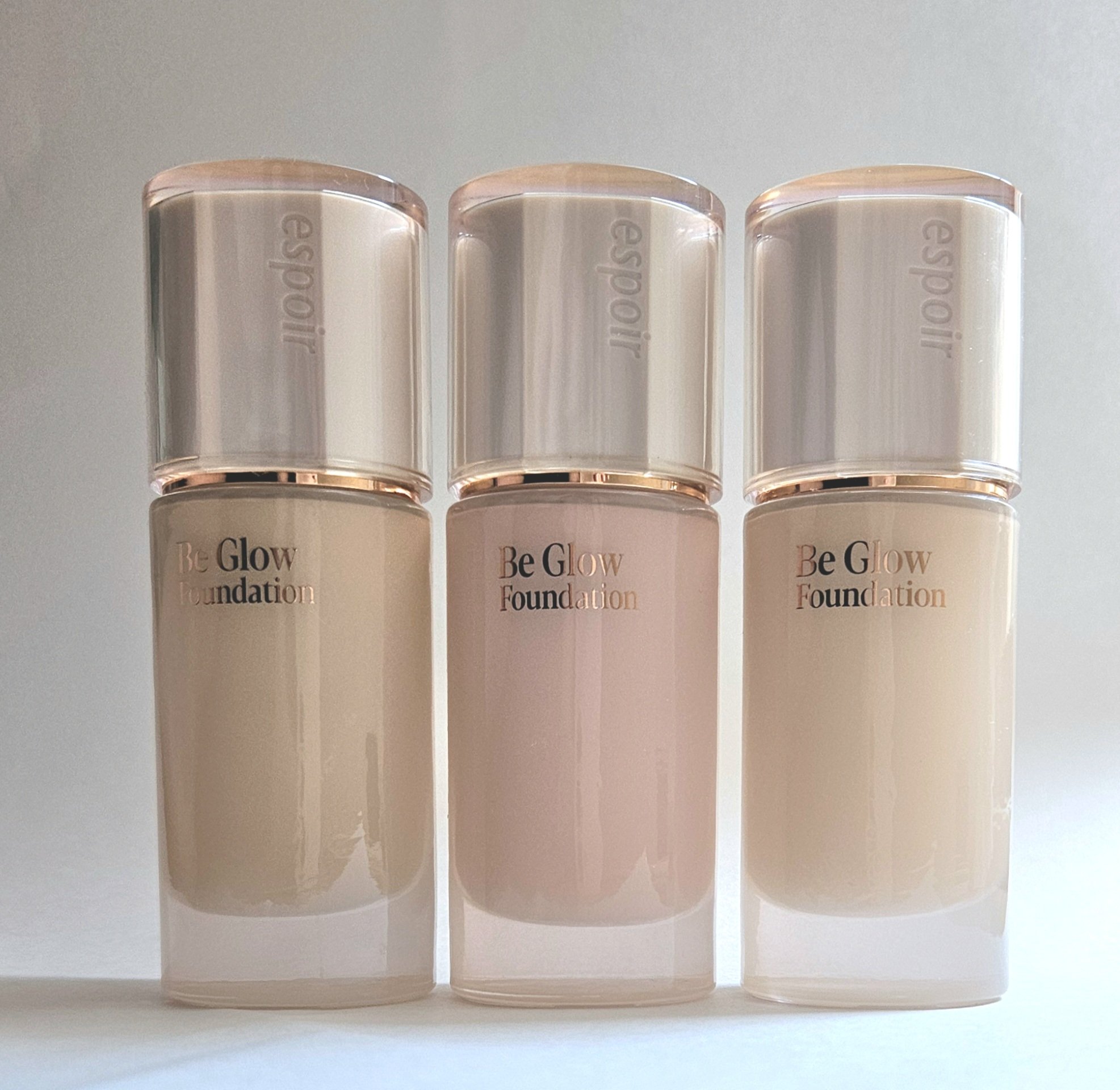 ビーグローファンデーション 3C　ウェディングピーチ/espoir/リキッドファンデーションを使ったクチコミ（1枚目）