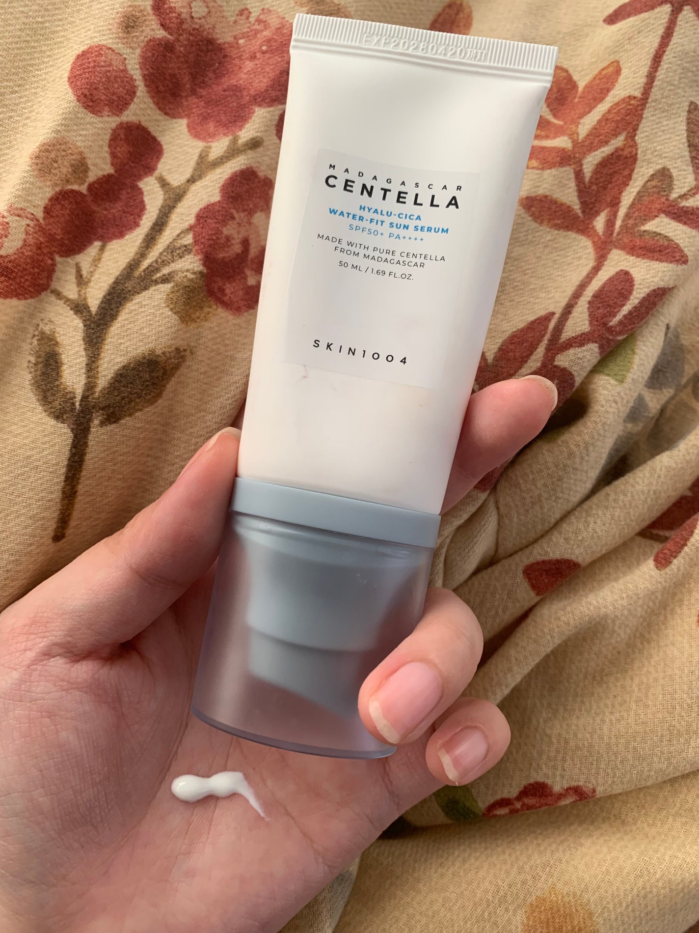 ヒアルーシカ ウォーターフィット サンセラム/SKIN1004/日焼け止めローションを使ったクチコミ(1枚目)