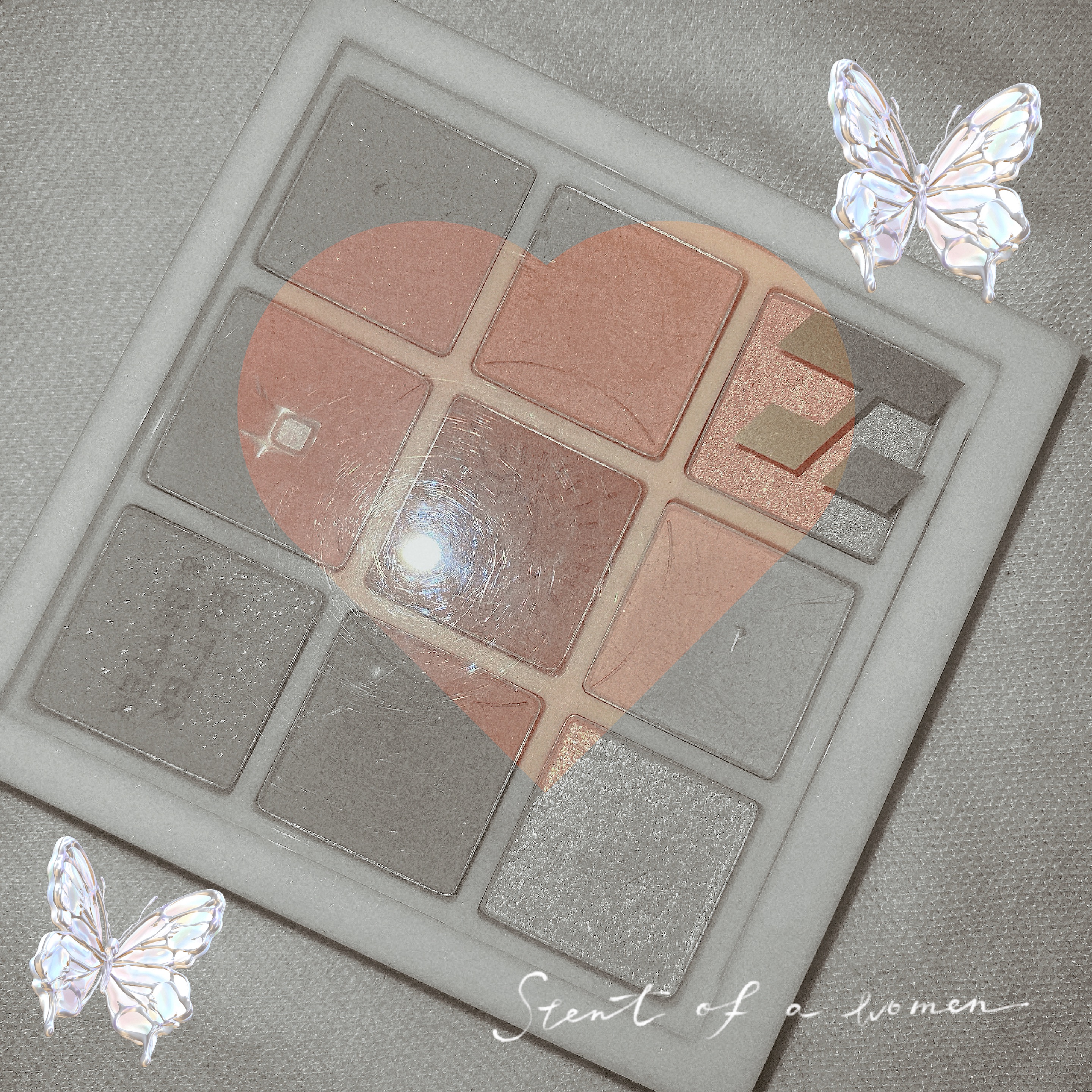 マイフェイブムードアイパレット 9カラー 04 アンバター(ANG BUTTER)/HOLIKA HOLIKA/アイシャドウパレットを使ったクチコミ（1枚目）