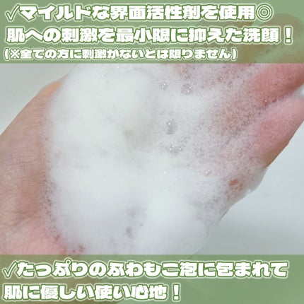 緑豆弱酸性洗顔フォーム/beplain/洗顔フォームを使ったクチコミ(4枚目)
