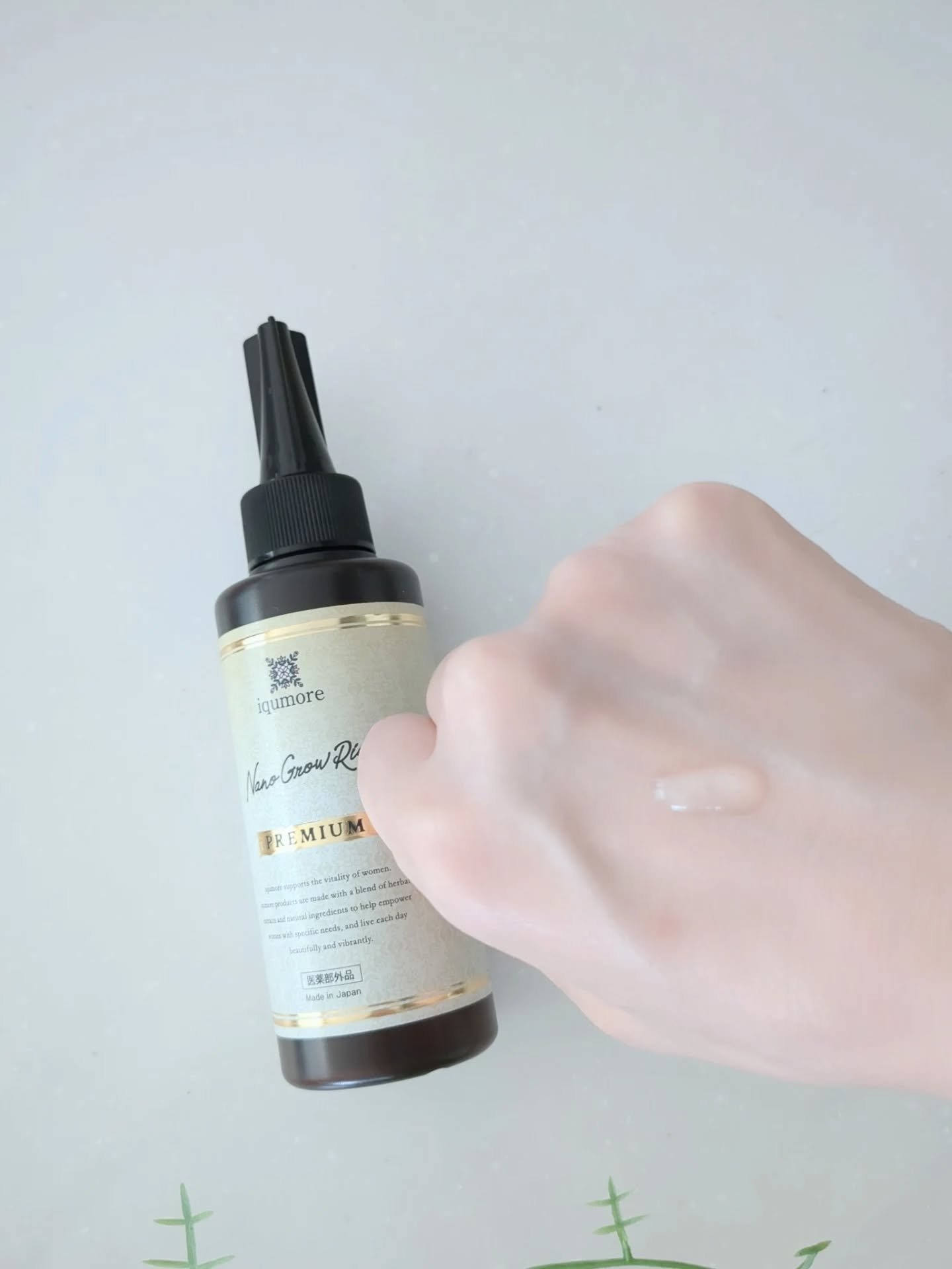 イクモアナノグロウリッチプレミアム/iqumore/頭皮ローションを使ったクチコミ（3枚目）