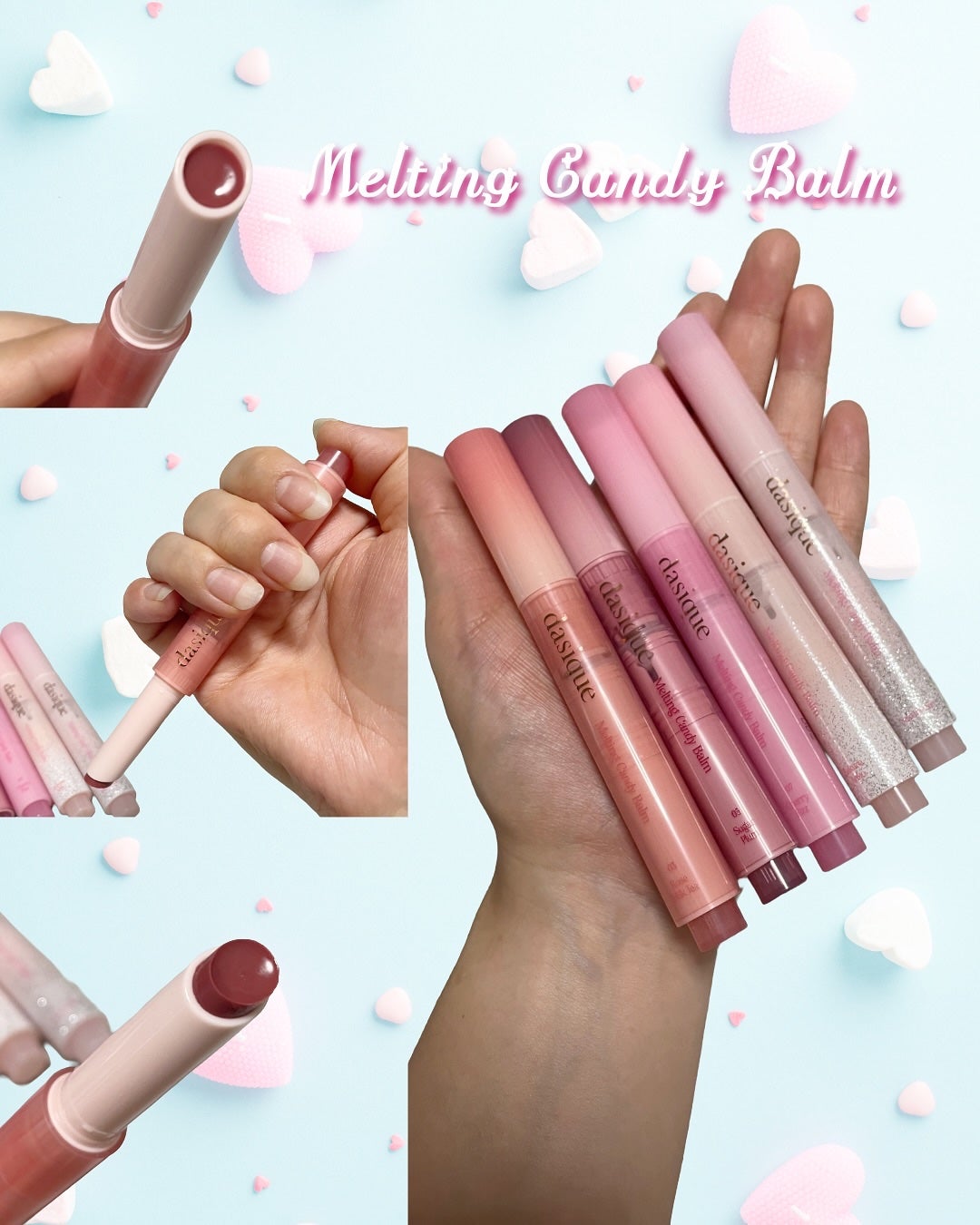 メルティングキャンディーバーム/dasique/口紅を使ったクチコミ(2枚目)