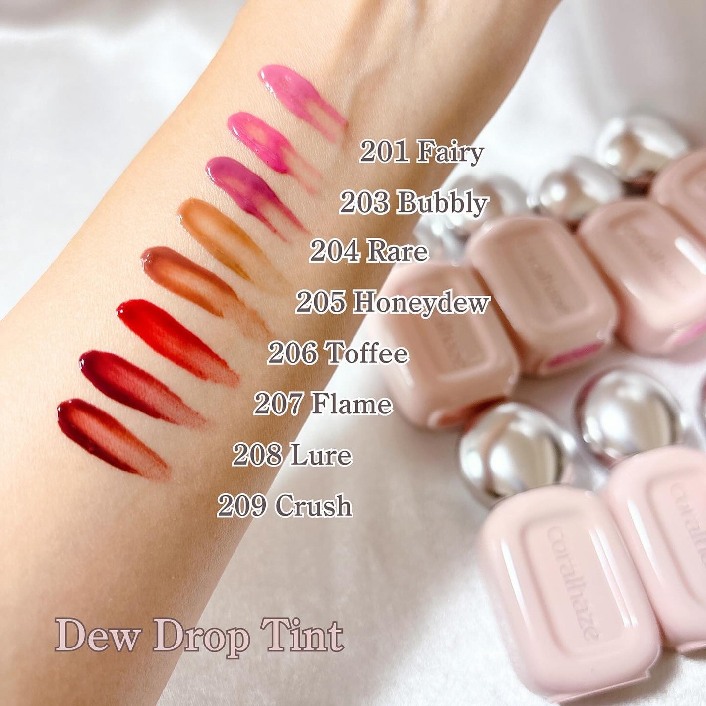 デュー ドロップ ティント/Coralhaze/リップティントを使ったクチコミ(2枚目)