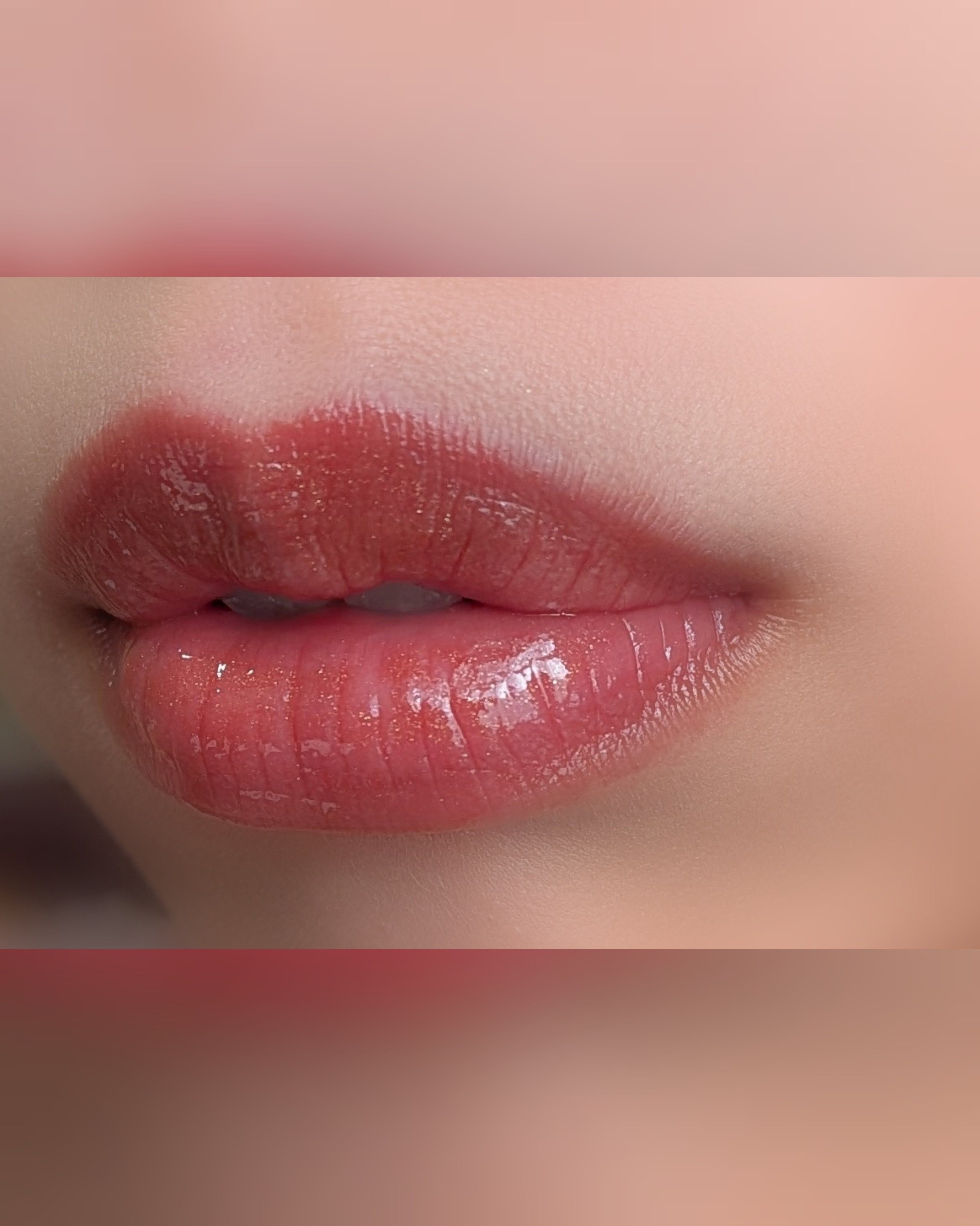 ミネラリスト リップ グロスバーム  ウォームス（限定色）/bareMinerals/リップグロスを使ったクチコミ（3枚目）