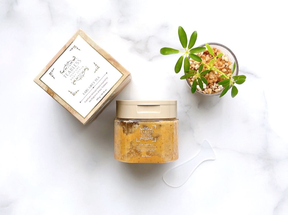 アールグレイティージャム ボディスクラブ/TEABLESS/ボディスクラブを使ったクチコミ（1枚目）