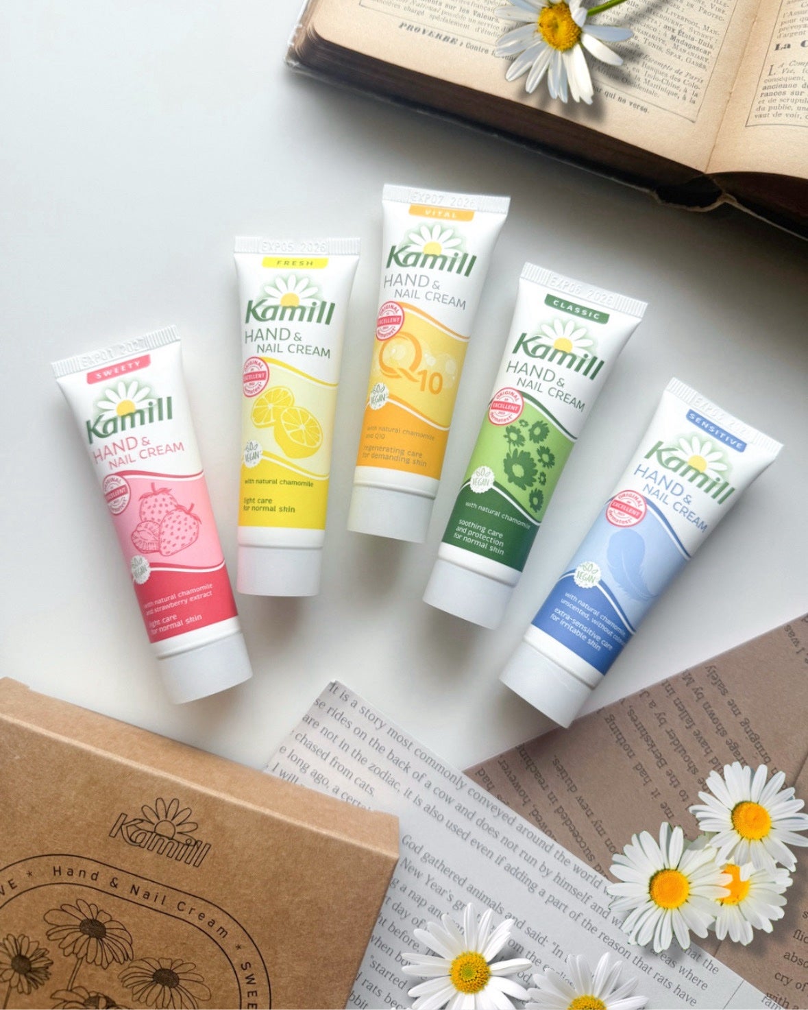 ハンド&ネイルクリームミニ 企画セット30ml*5/カミール/その他キットセットを使ったクチコミ(1枚目)