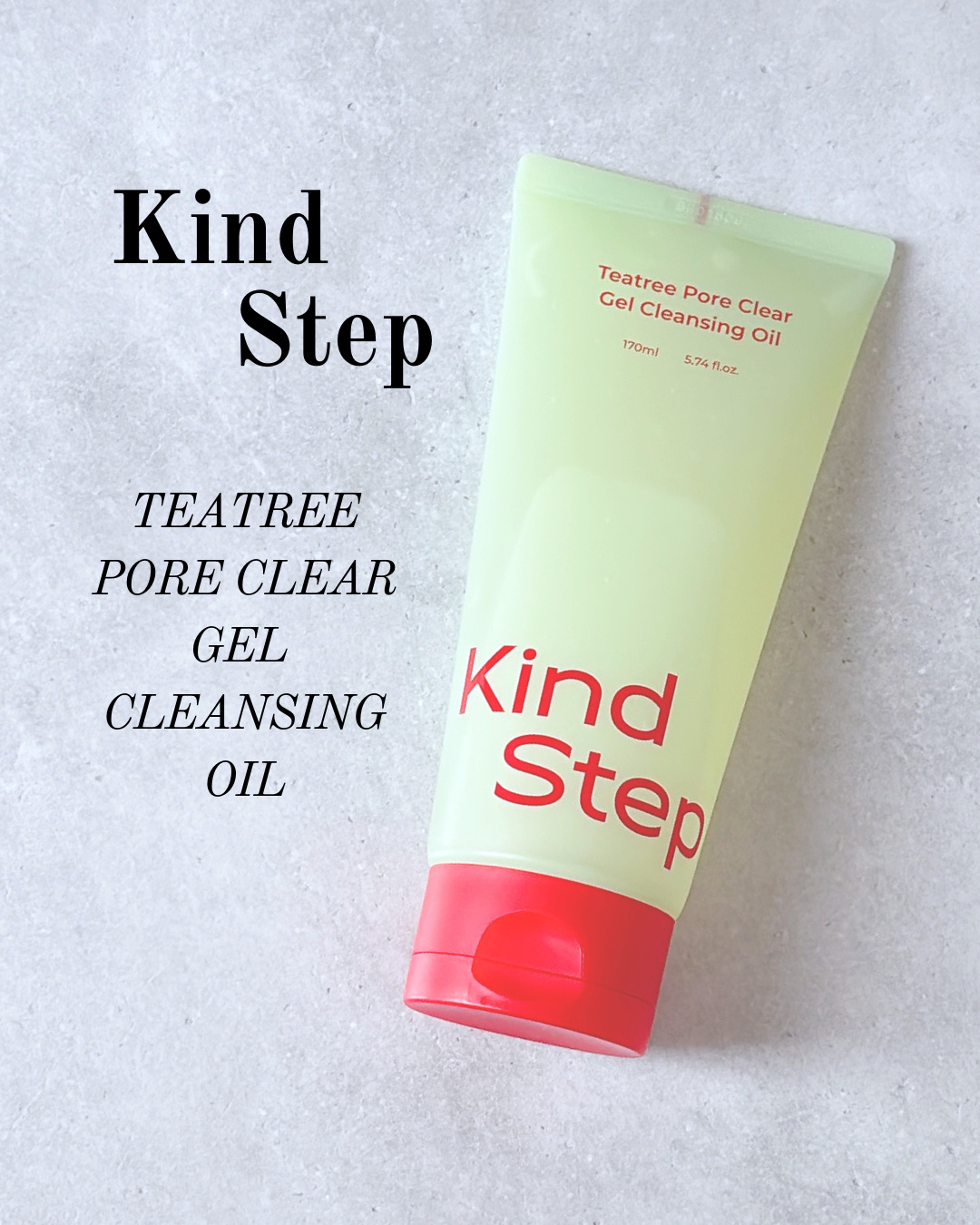 ティーツリージェルクレンジングオイル/KindStep/クレンジングジェルを使ったクチコミ（1枚目）