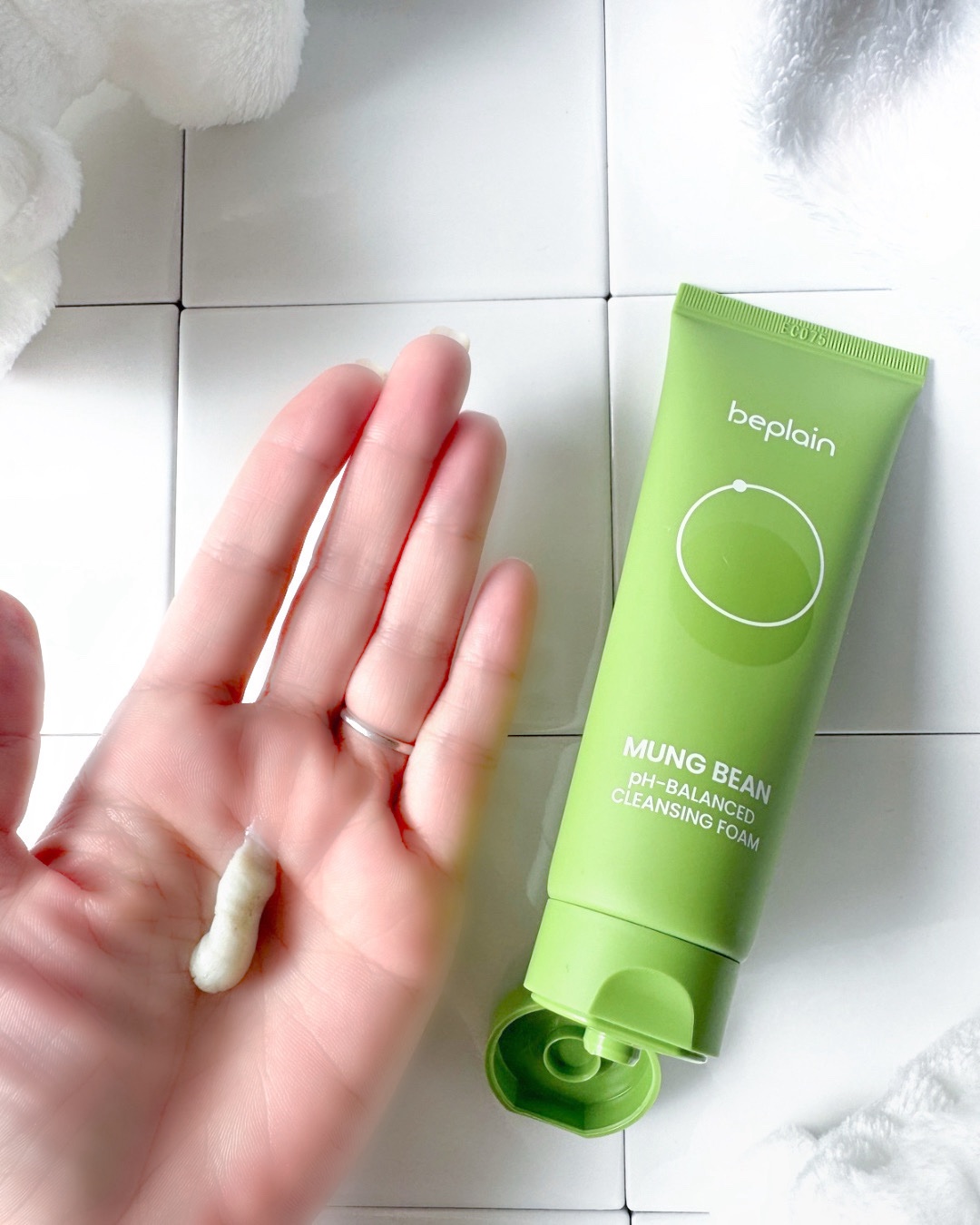 緑豆弱酸性洗顔フォーム/beplain/洗顔フォームを使ったクチコミ（2枚目）