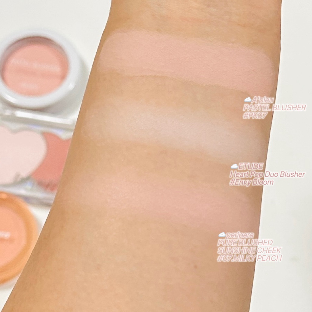 アピュー パステルブラッシャー/A’pieu/パウダーチークを使ったクチコミ（3枚目）