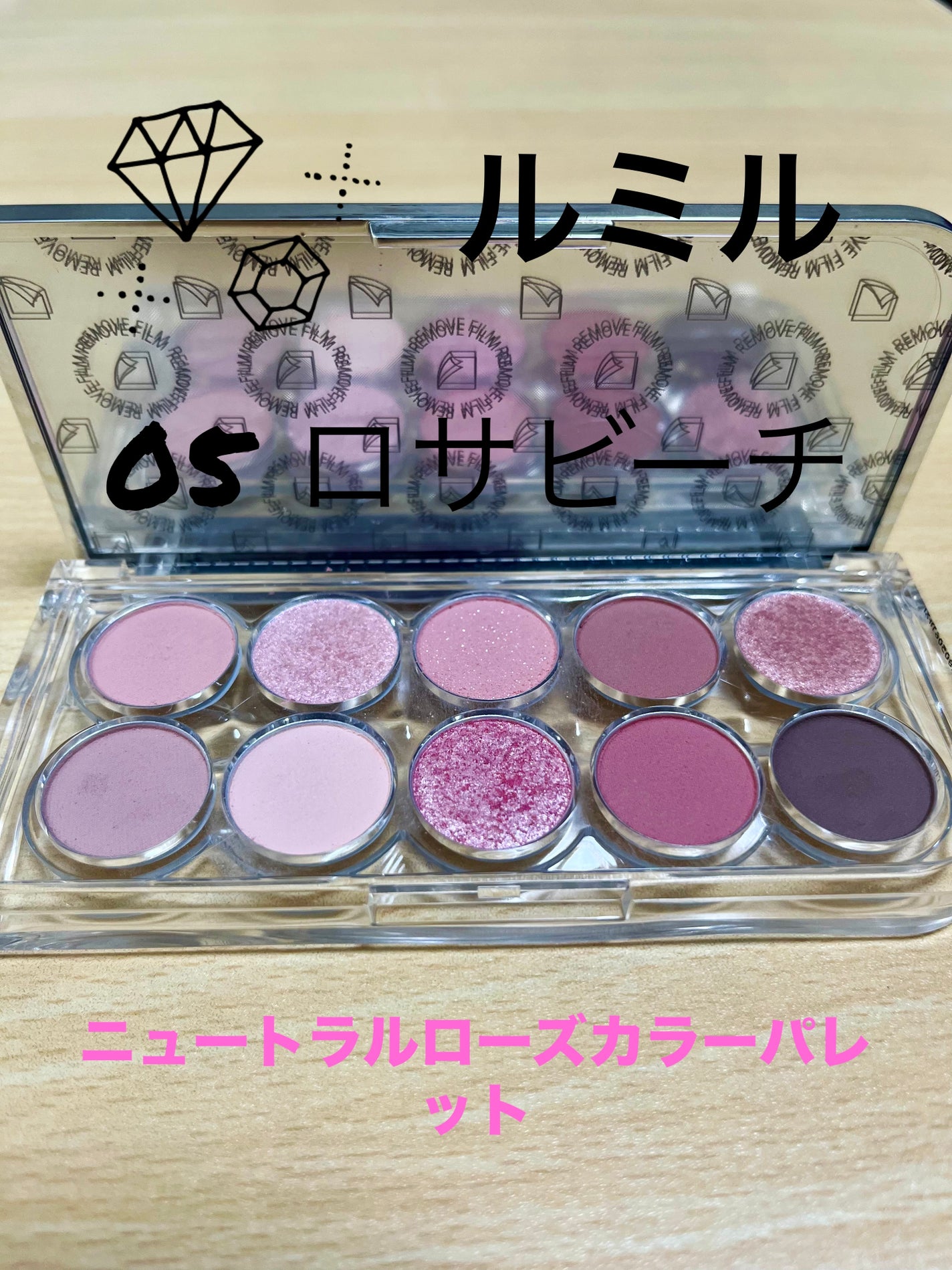 ライトオンアイズシャドウパレット/ルミル/アイシャドウパレットを使ったクチコミ(1枚目)