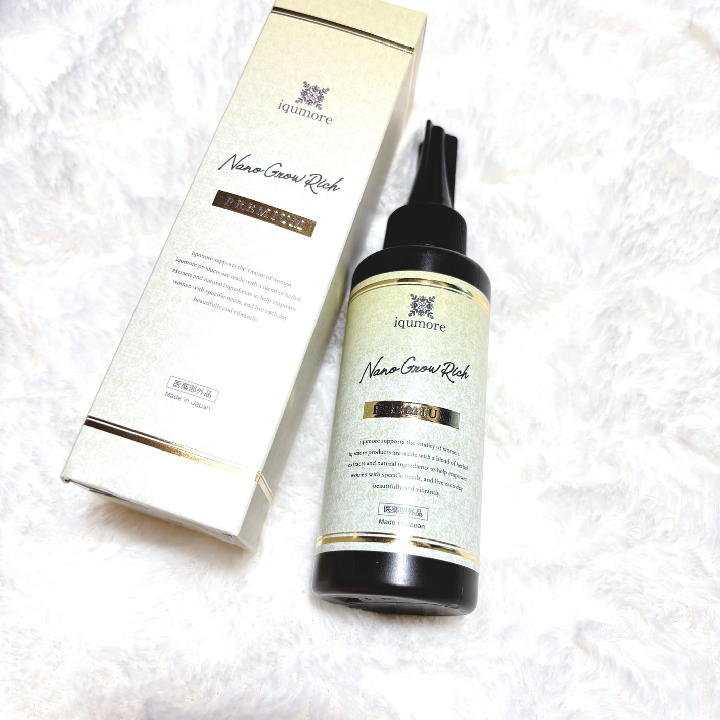 イクモアナノグロウリッチプレミアム/iqumore/頭皮ローションを使ったクチコミ(1枚目)