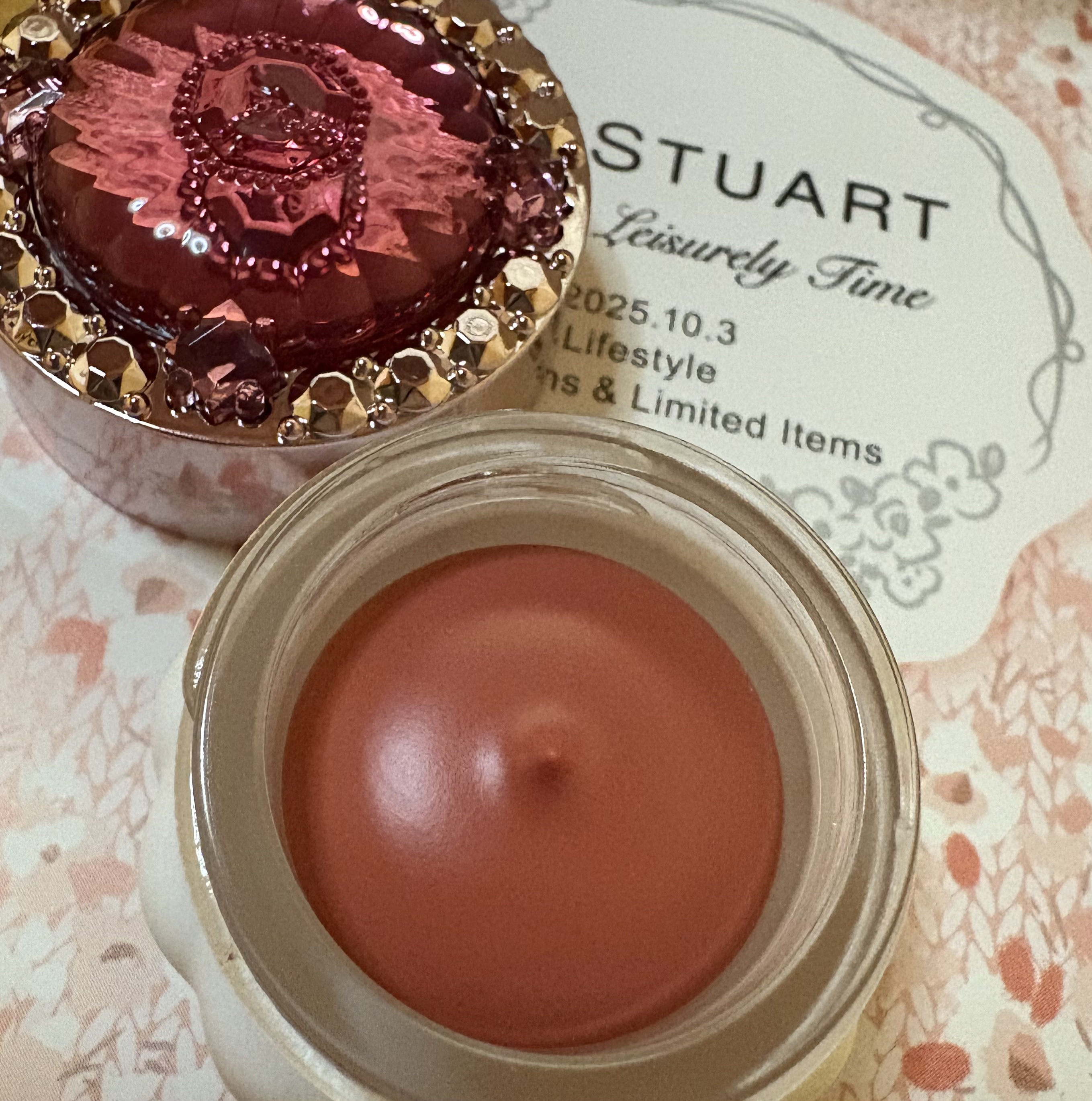 ジルスチュアート バウンシング マルチカラー 05 endless beige gerbera/JILL STUART/ジェル・クリームチークを使ったクチコミ（3枚目）