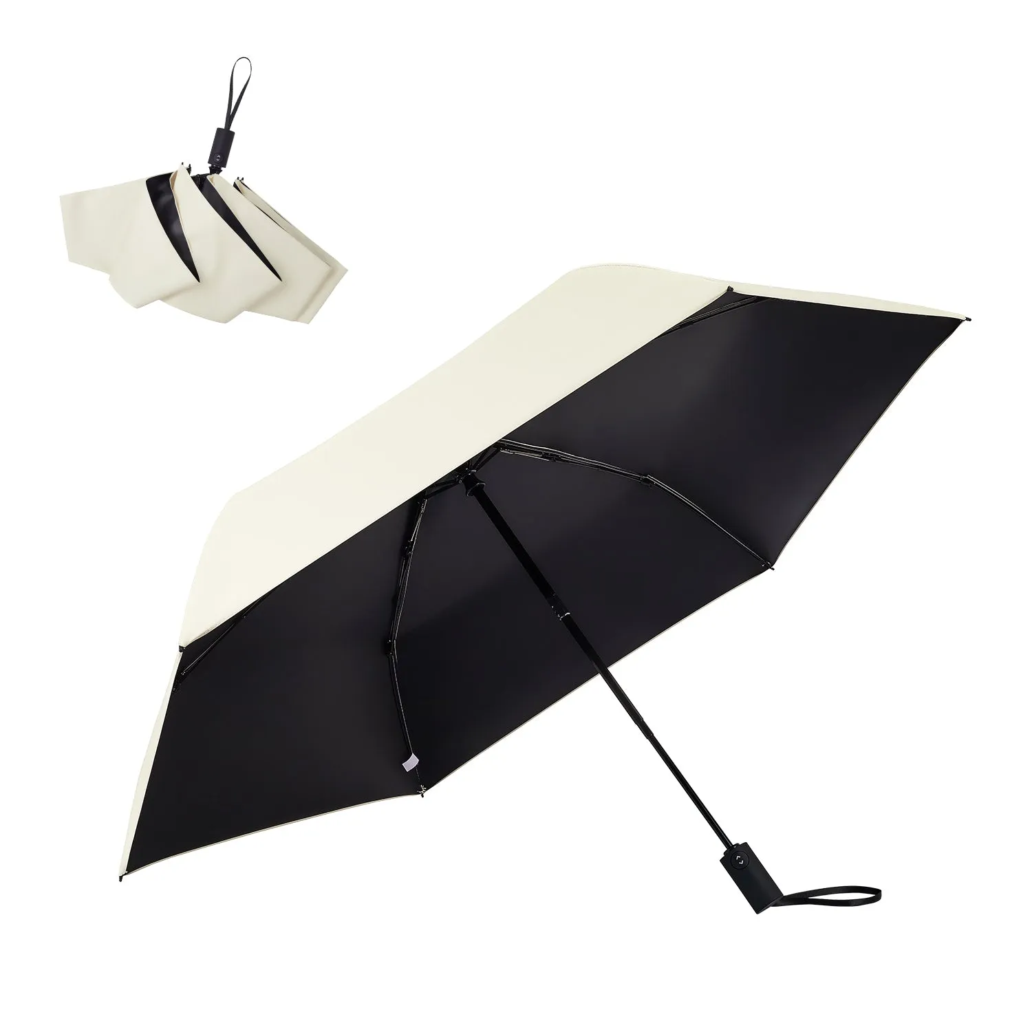 KONCIWA TierFold Series 逆戻り防止の安全式自動開閉折りたたみ傘