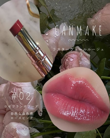 ラスターヴェールルージュ/キャンメイク/口紅を使ったクチコミ(4枚目)