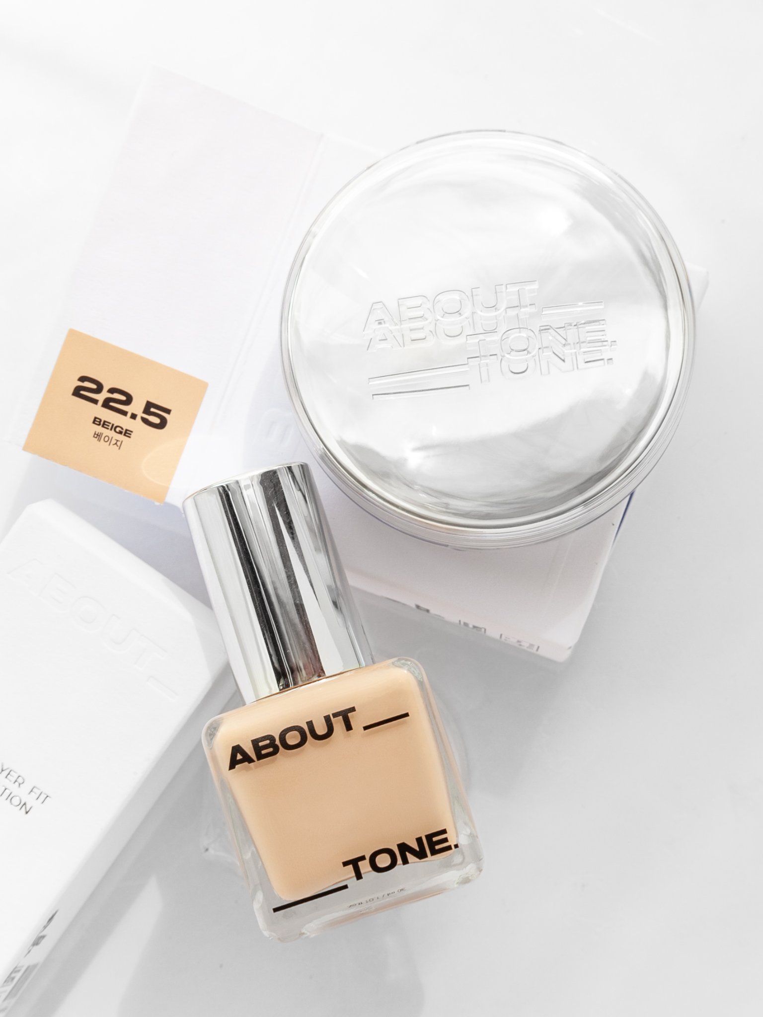 スキンレイヤーフィットファンデーション/ABOUT TONE/リキッドファンデーションを使ったクチコミ（1枚目）