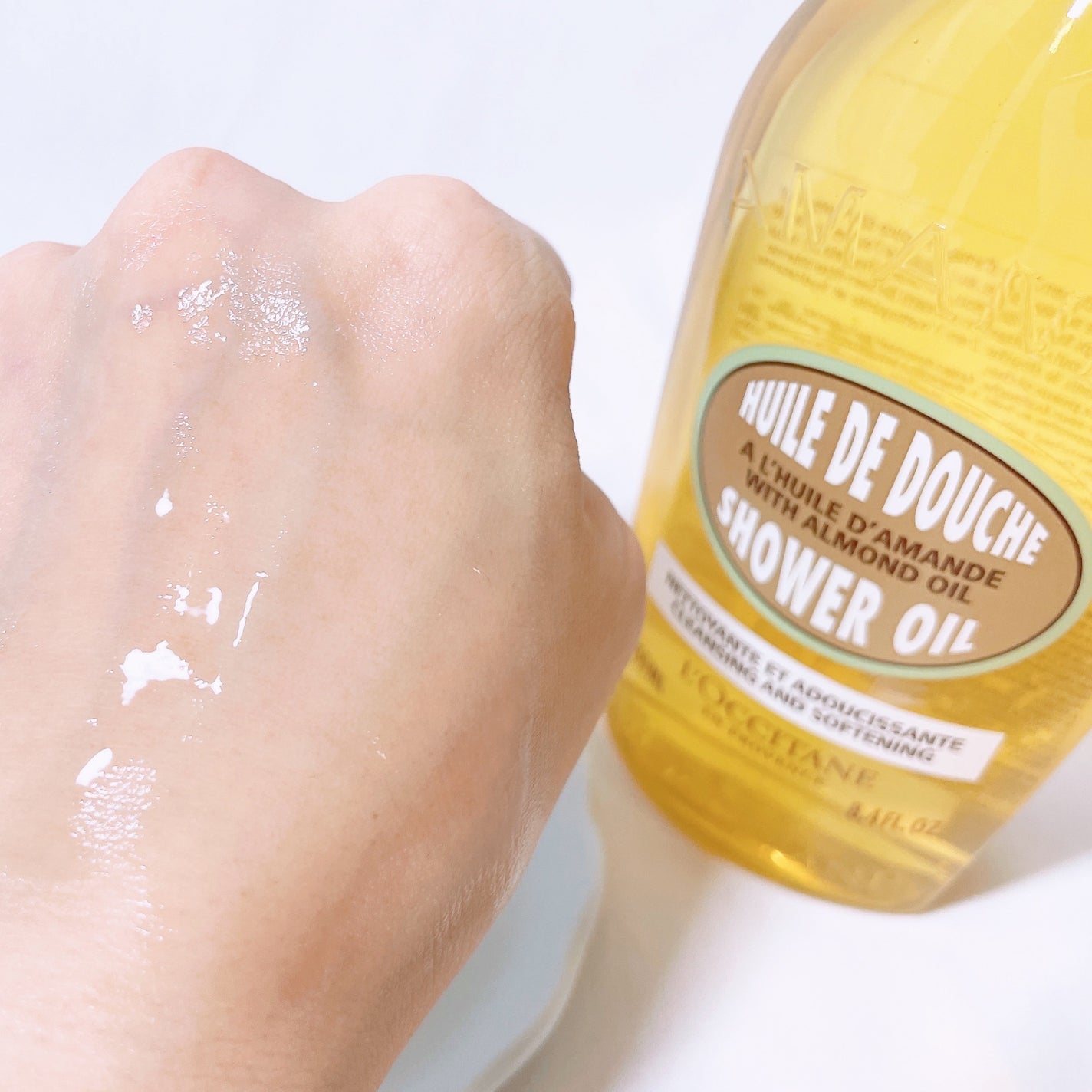 アーモンド モイスチャライジングシャワーオイル/L'OCCITANE/ボディソープを使ったクチコミ(7枚目)