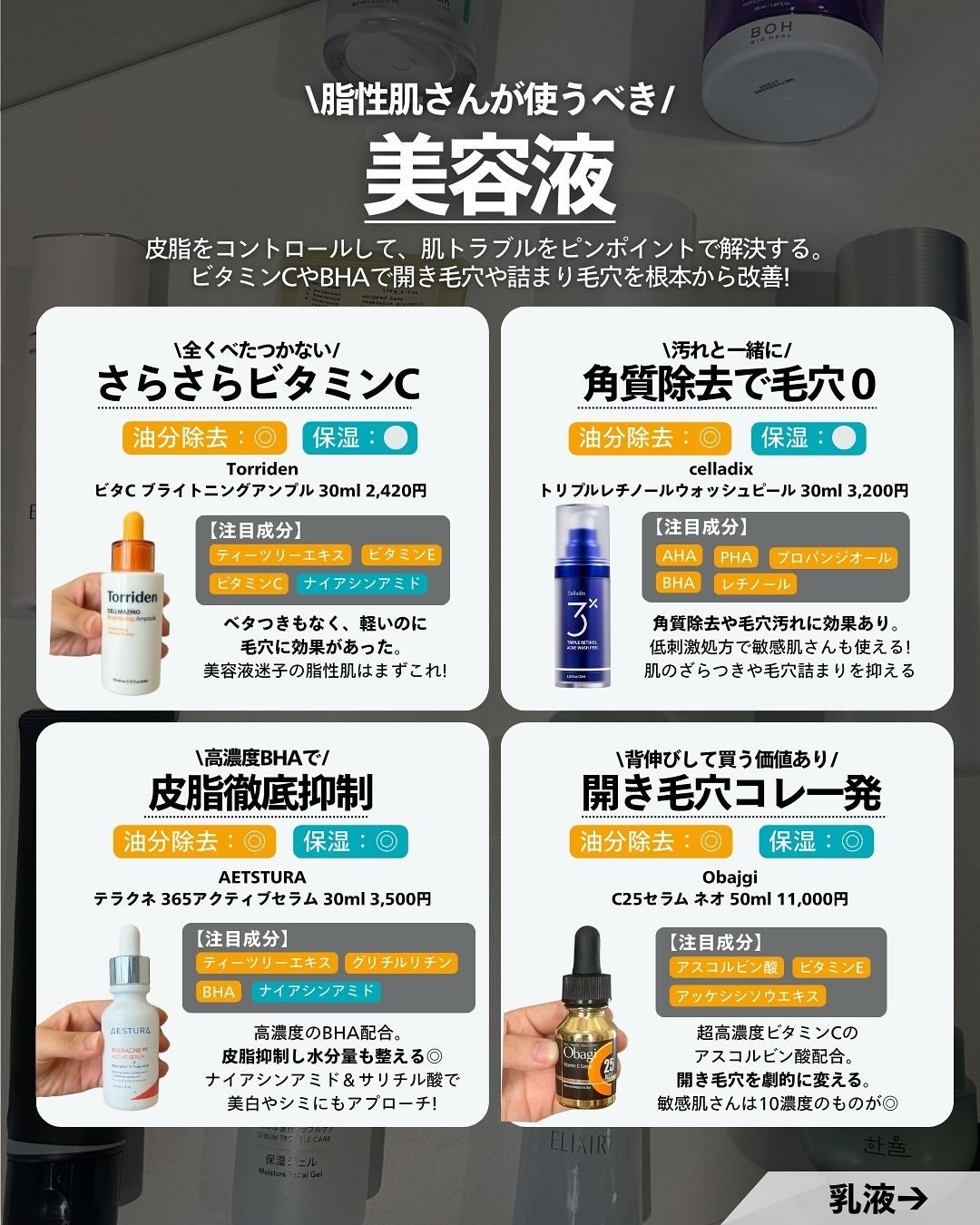 ナラ|毛穴ケアオタク🍓 on LIPS 「こんばんは、ナラです🧚🏼♀ 今日の投稿は脂性肌さん要チェッ..」(8枚目)