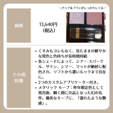 アイ カラー クォード/TOM FORD BEAUTY/アイシャドウパレットを使ったクチコミ(2枚目)