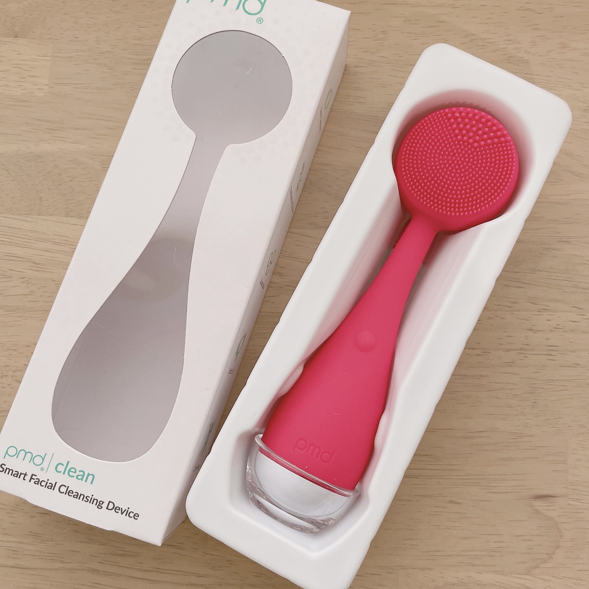 PMD Clean スマートフェイシャルクレンジングデバイス ピンク/ヤーマン/美顔器・マッサージを使ったクチコミ（1枚目）