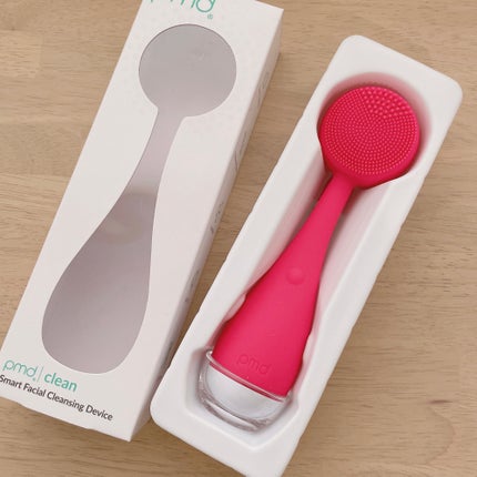 PMD Clean スマートフェイシャルクレンジングデバイス ピンク/ヤーマン/美顔器・マッサージを使ったクチコミ(1枚目)