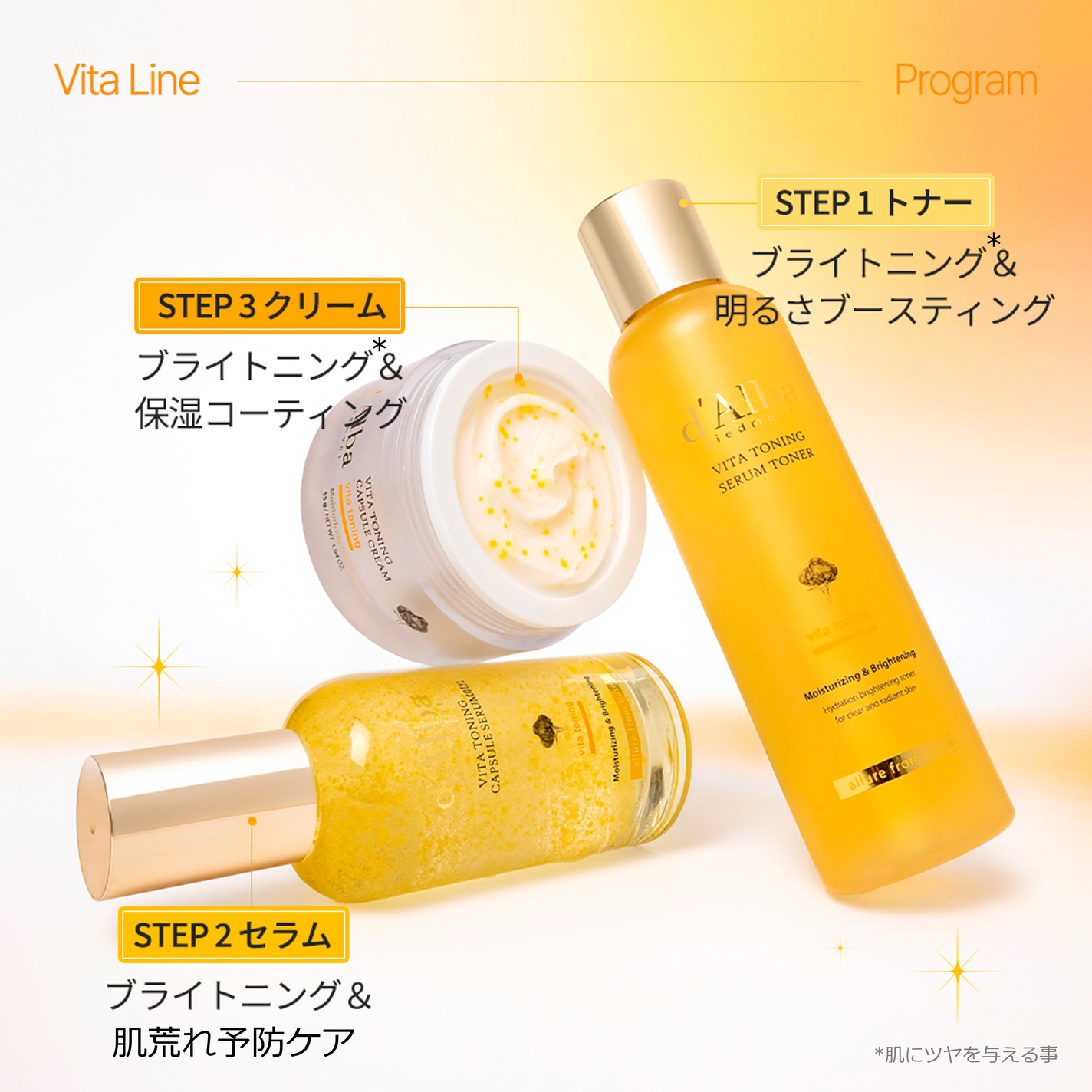 ビタトーニングセラムトナー/ダルバ/化粧水を使ったクチコミ(1枚目)