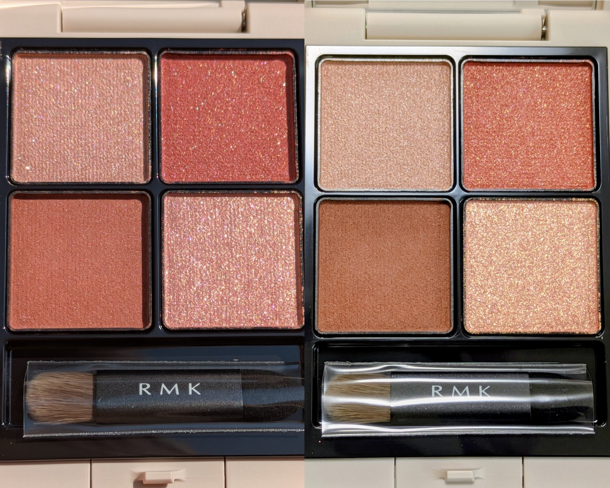 RMK シンクロマティック アイシャドウパレット 05 ディライトフル/RMK/アイシャドウパレットを使ったクチコミ（2枚目）