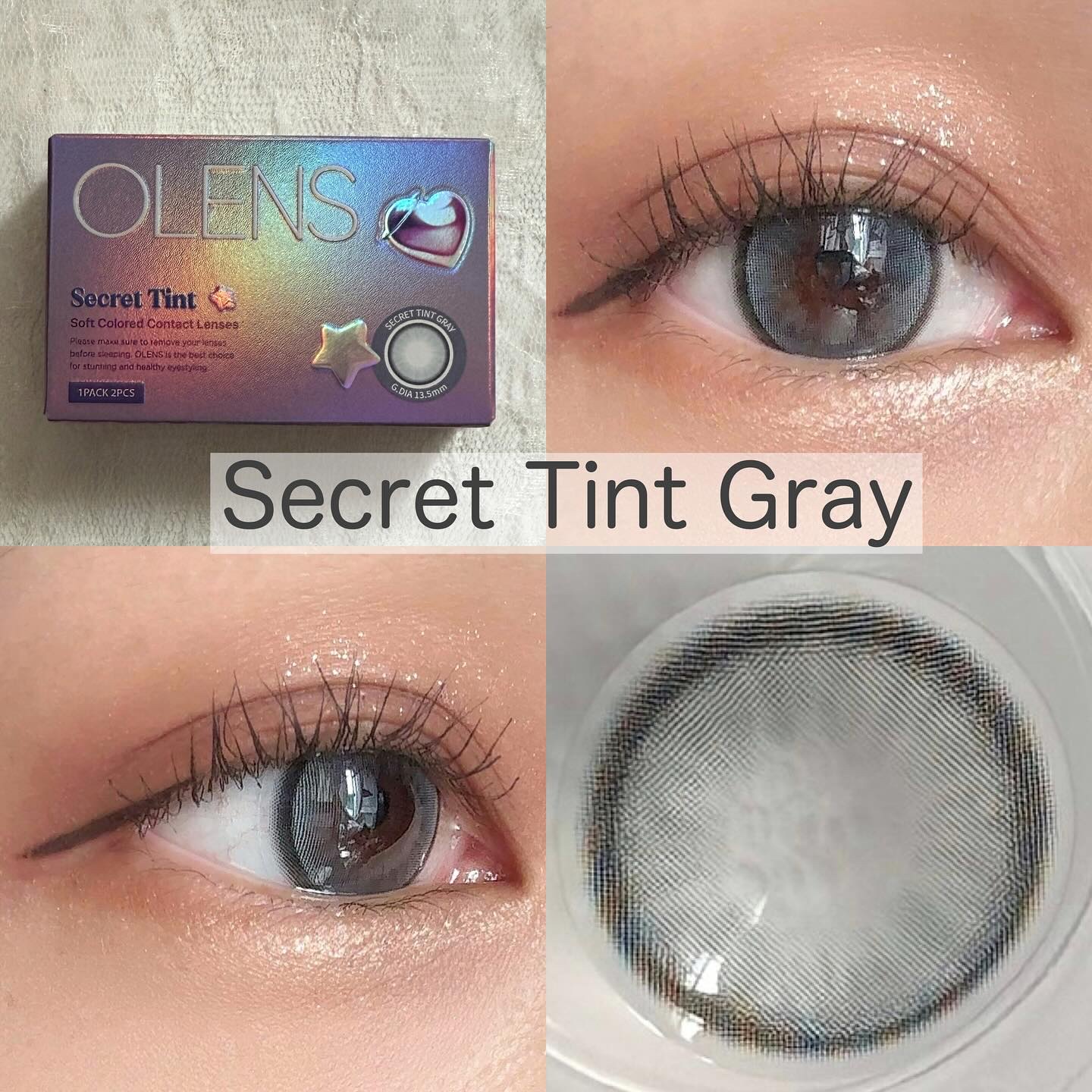 secret tint/OLENS/１ヶ月（１MONTH）カラコンを使ったクチコミ（2枚目）