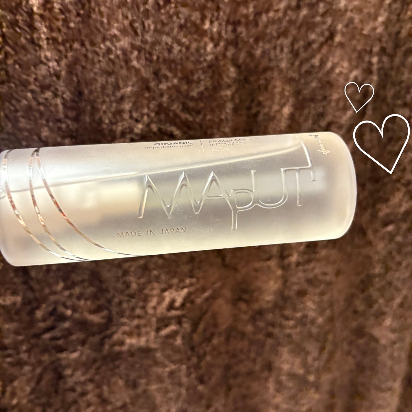 オーガニックフレグランスインティメイトソープ MAPUTI/MAPUTI/デリケートゾーンケアを使ったクチコミ(1枚目)