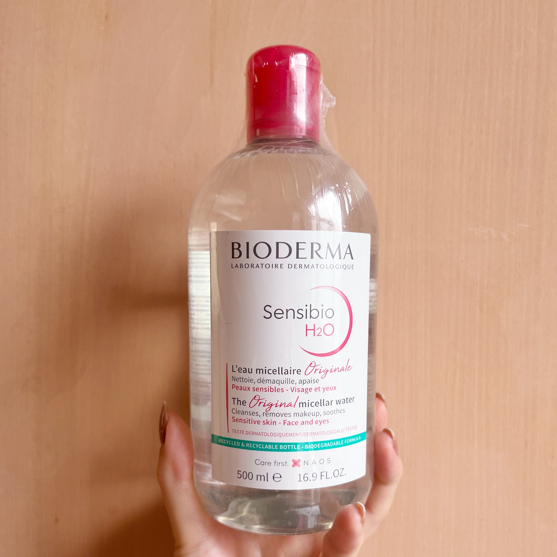 サンシビオ エイチツーオー D 500ml/ビオデルマ/クレンジングウォーターを使ったクチコミ（1枚目）