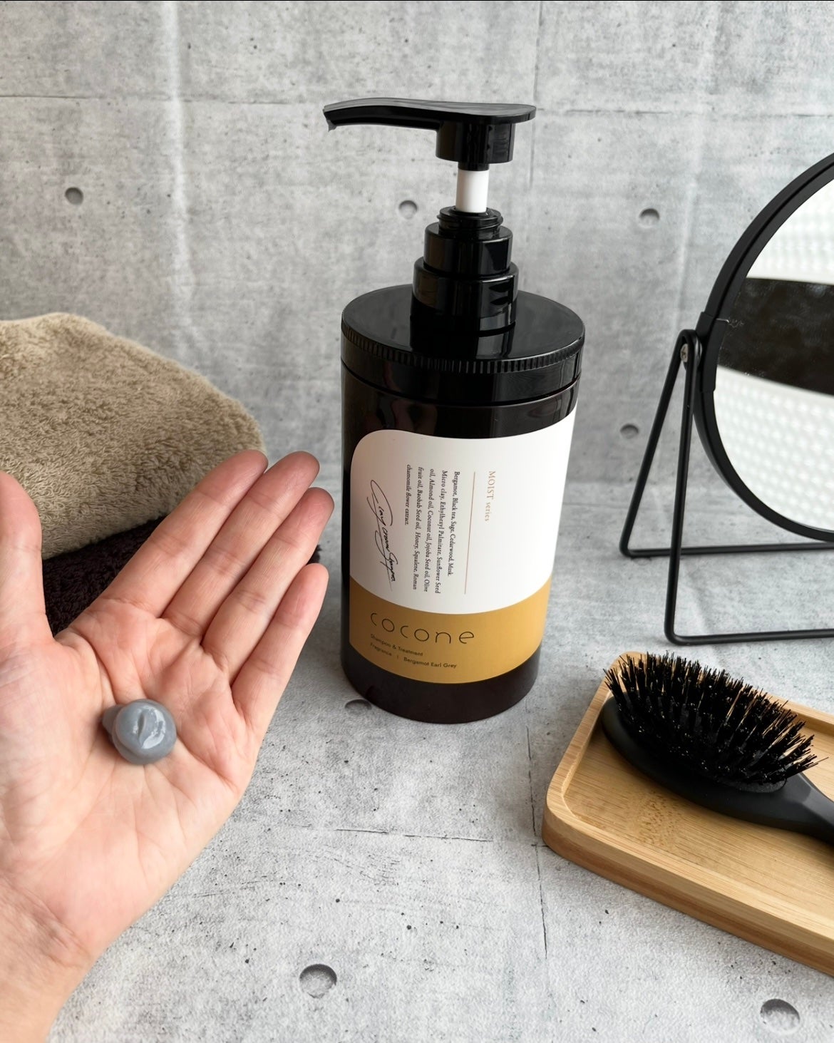 クレイクリームシャンプー(モイスト)/cocone/市販シャンプーを使ったクチコミ(1枚目)