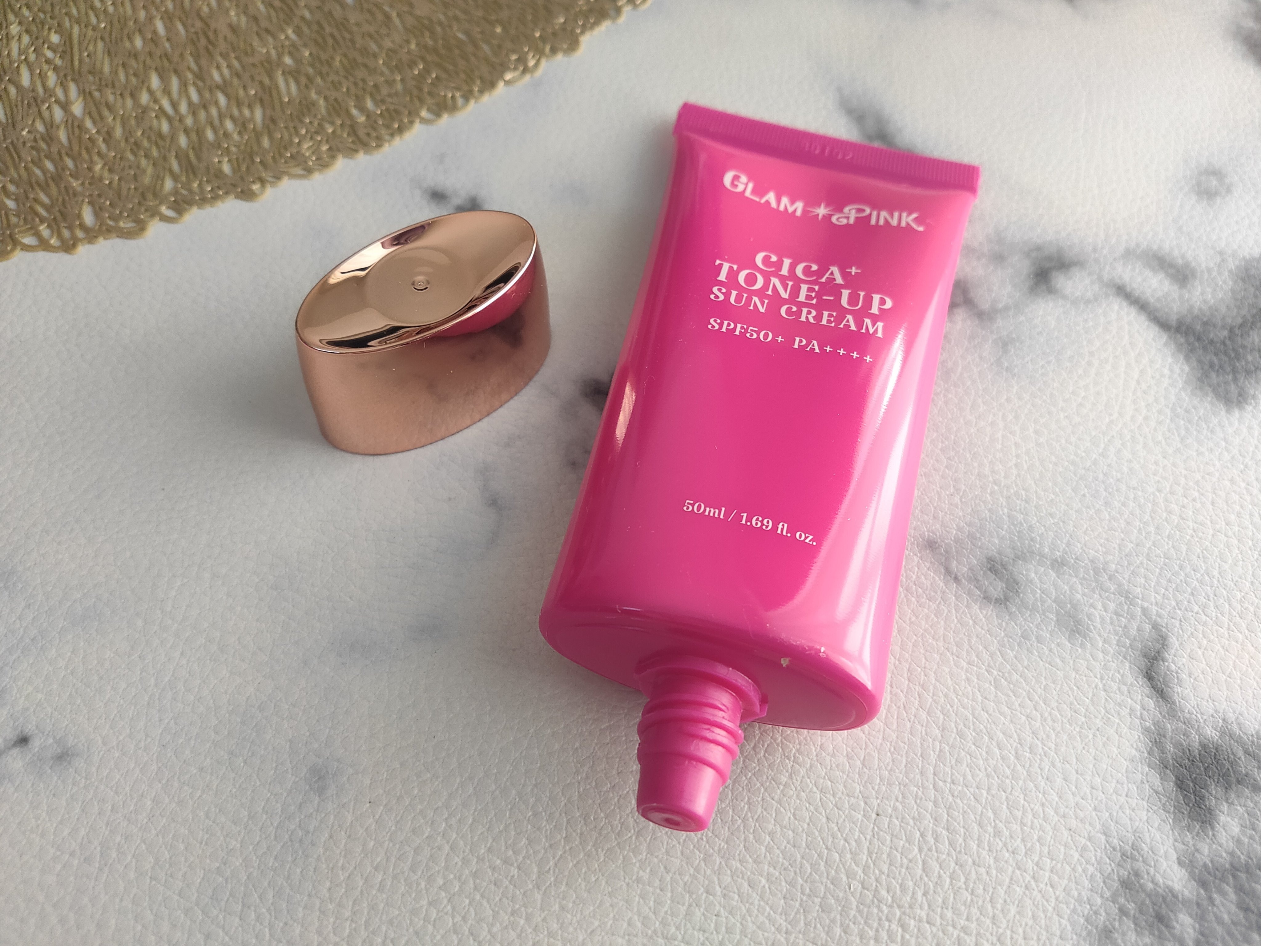 シカプラス トーンアップ サンスクリーン/Glam Pink/日焼け止めクリームを使ったクチコミ（2枚目）