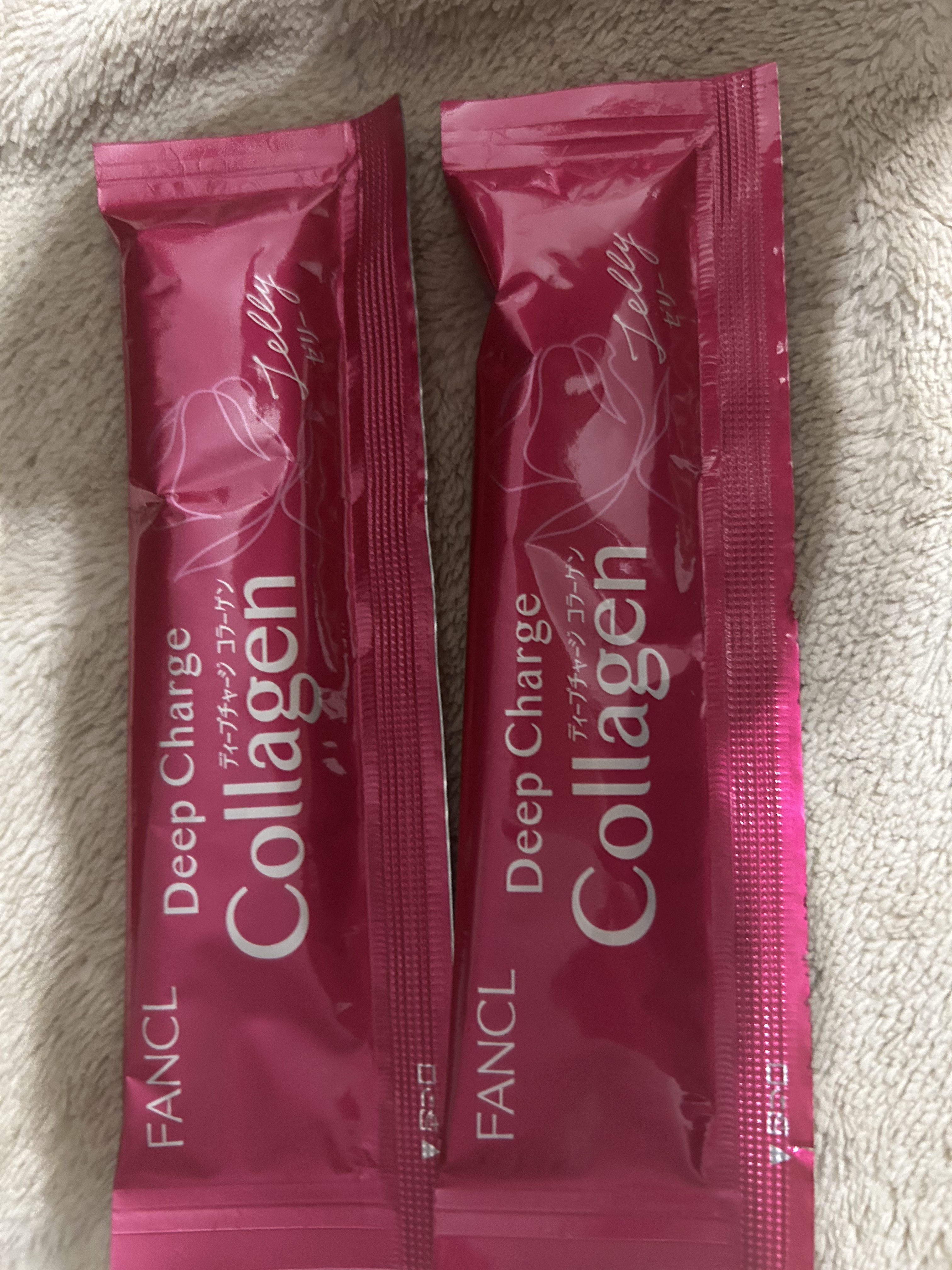 ディープチャージ  コラーゲン スティックゼリー/ファンケル/美容サプリメントを使ったクチコミ（3枚目）