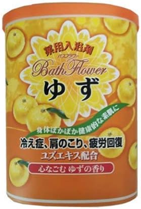 ヘルス バスフラワー 薬用入浴剤 ゆず 心なごむゆずの香り