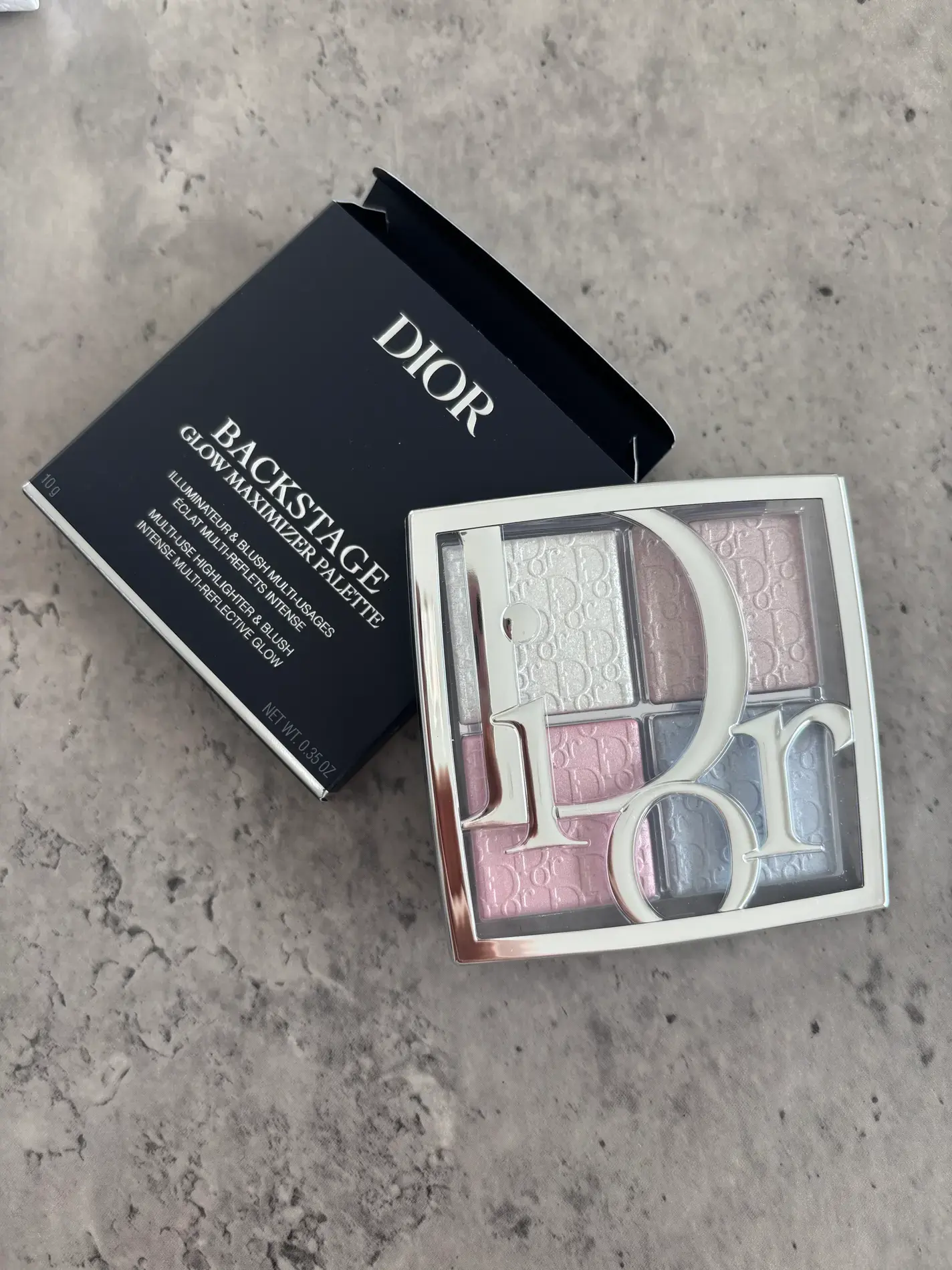 バックステージ グロウ マキシマイザー パレット/Dior/ハイライトを使ったクチコミ(1枚目)