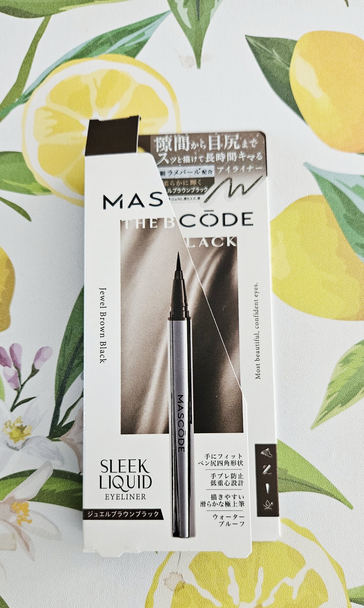 マスコード　スリークリキッド　アイライナー　/MASCODE/リキッドアイライナーを使ったクチコミ（1枚目）