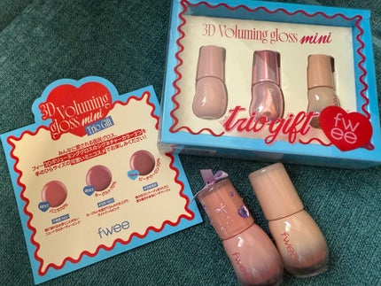 フィー 3Dボリューミンググロス/fwee/リップグロスを使ったクチコミ(1枚目)