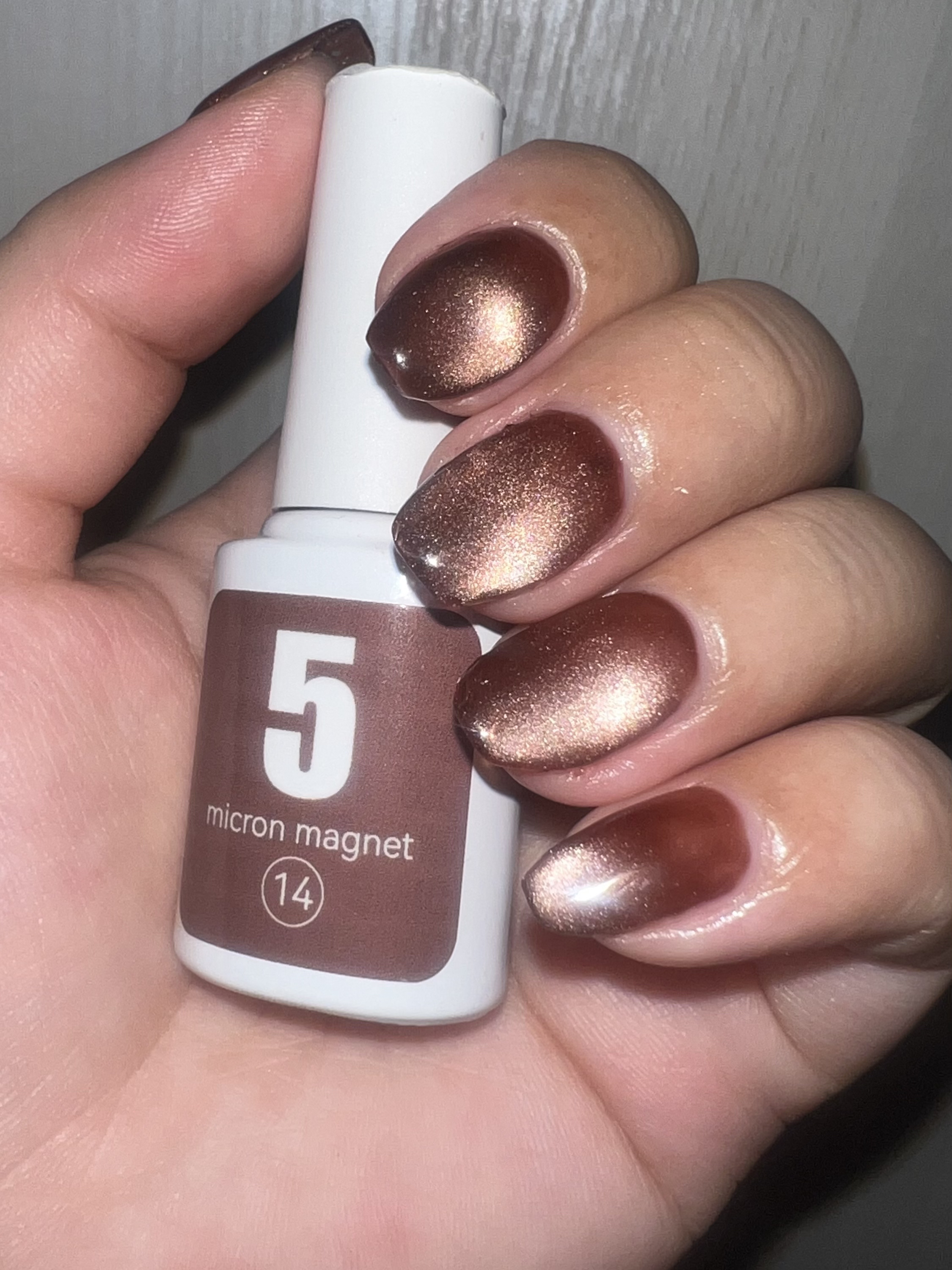 5ミクロンマグネット 14/ネイル工房/ジェルネイルを使ったクチコミ（2枚目）