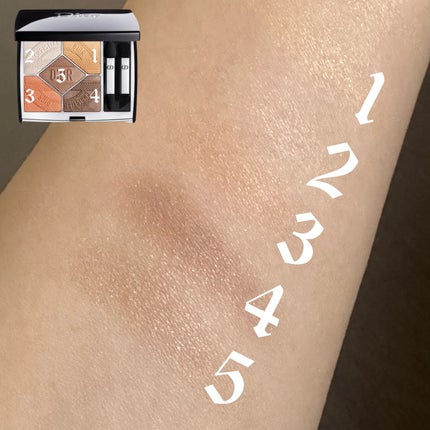 サンク クルール クチュール(サマー コレクション 2023 数量限定品)/Dior/アイシャドウパレットを使ったクチコミ(2枚目)
