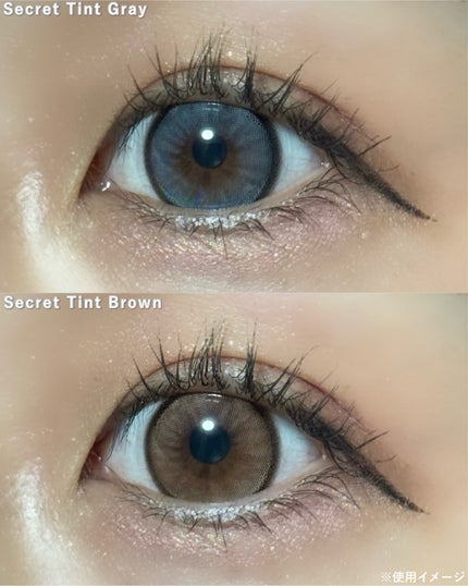 secret tint/OLENS/1ヶ月(1MONTH)カラコンを使ったクチコミ(4枚目)
