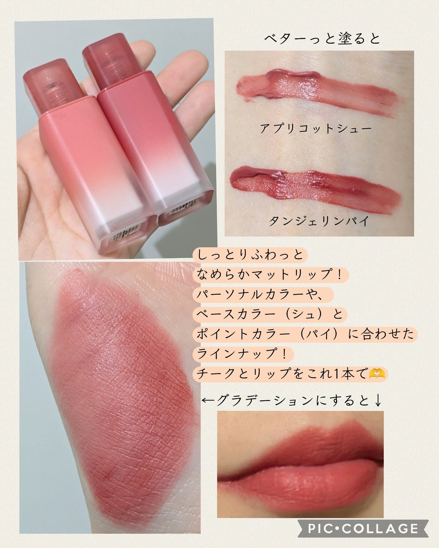 ベルベットシューティント/INGA/リップティントを使ったクチコミ(2枚目)