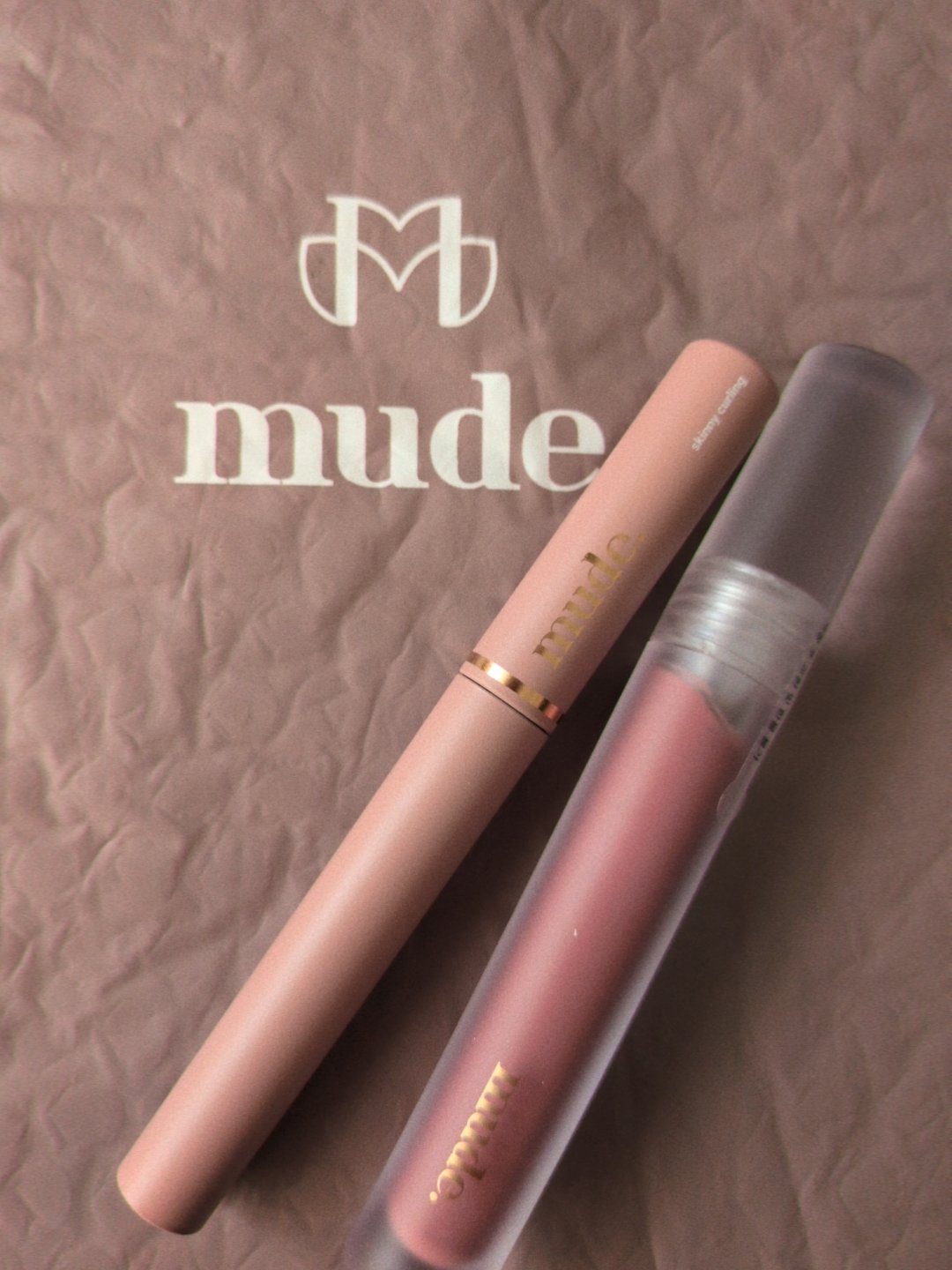 ソフトブラーティント/mude./リップティントを使ったクチコミ（2枚目）