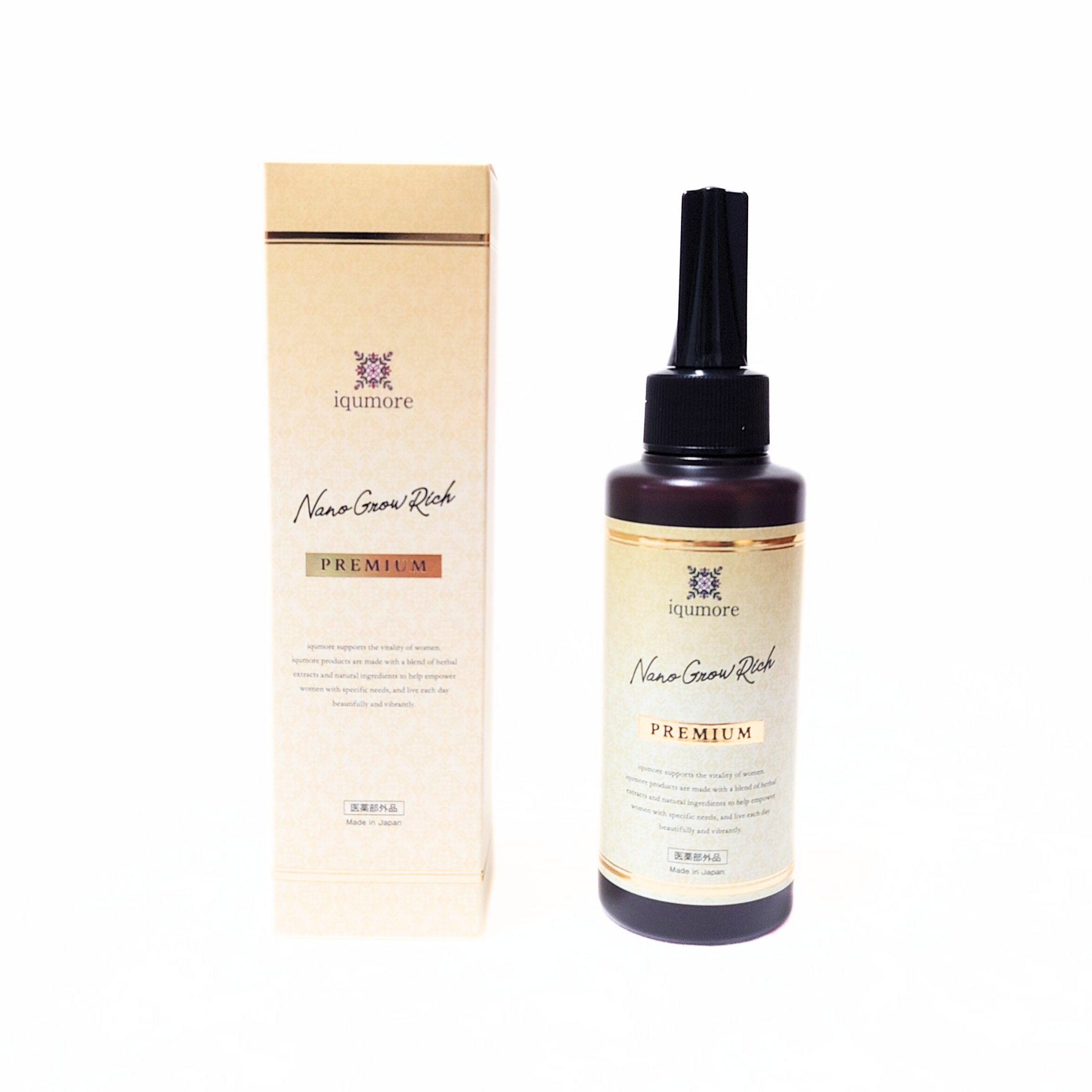 イクモアナノグロウリッチプレミアム/iqumore/頭皮ローションを使ったクチコミ（1枚目）