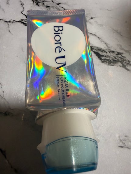 アクアリッチ エアリーホールドクリーム(呼吸感ベールUV)/ビオレ/日焼け止めクリームを使ったクチコミ(1枚目)