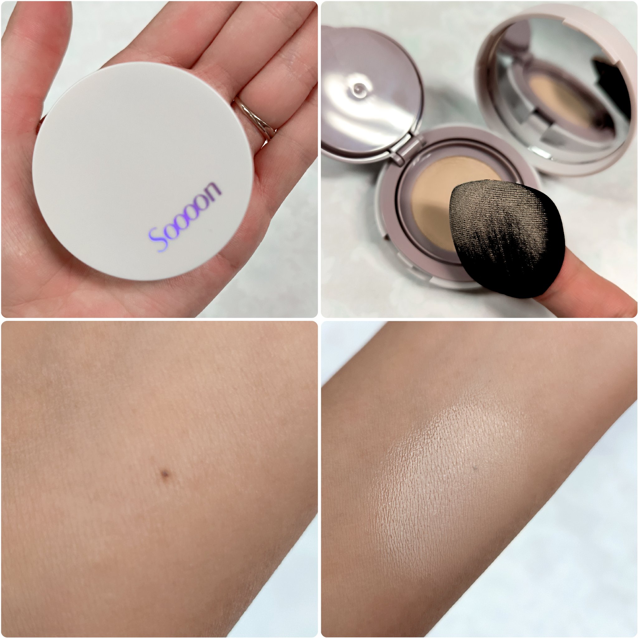 スーン　クッションコンシーラー　/エリザベス/クッションファンデーションを使ったクチコミ（3枚目）