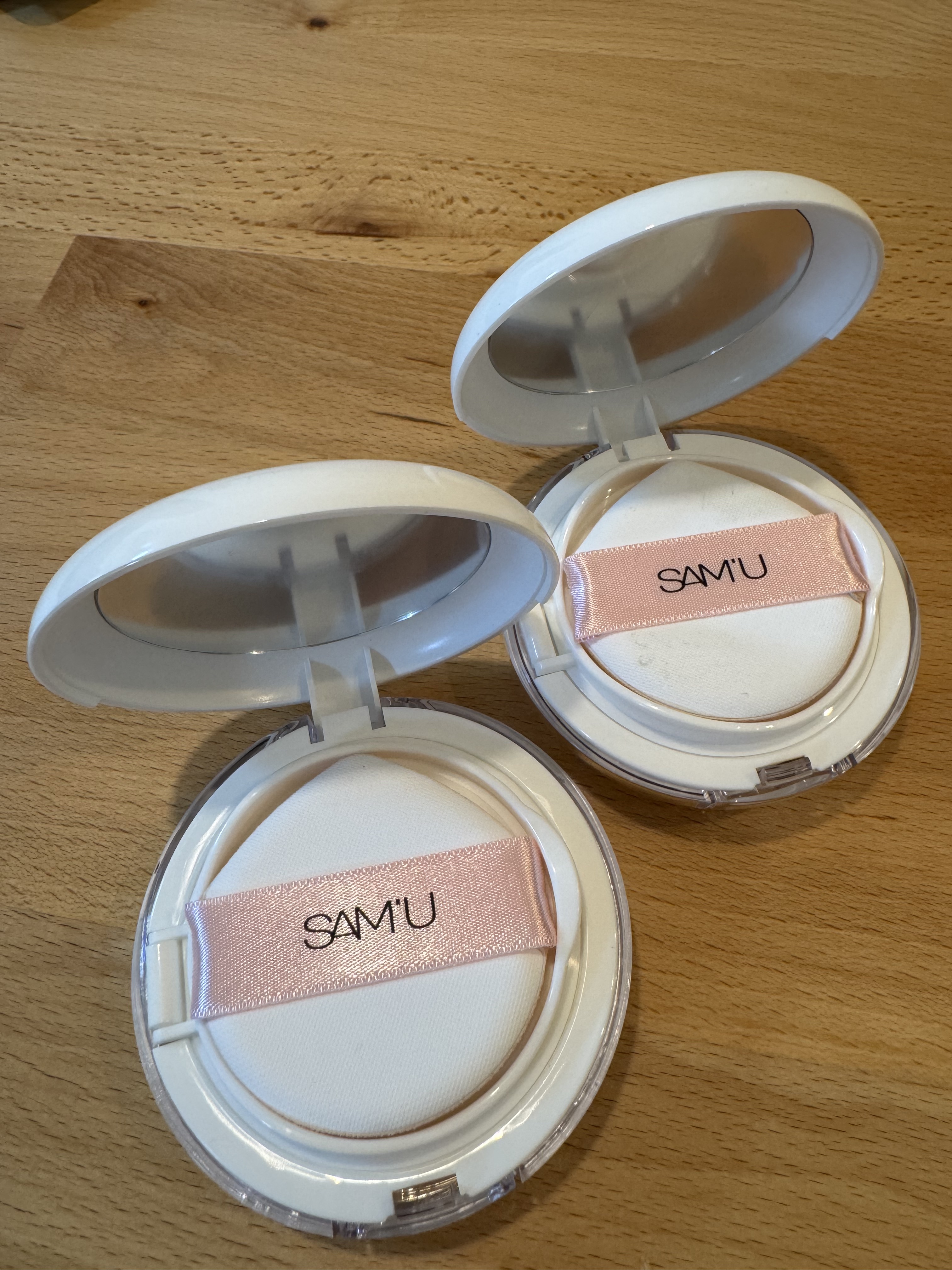 センシティブピュア＆ピュアクッション/SAM'U/クッションファンデーションを使ったクチコミ（2枚目）