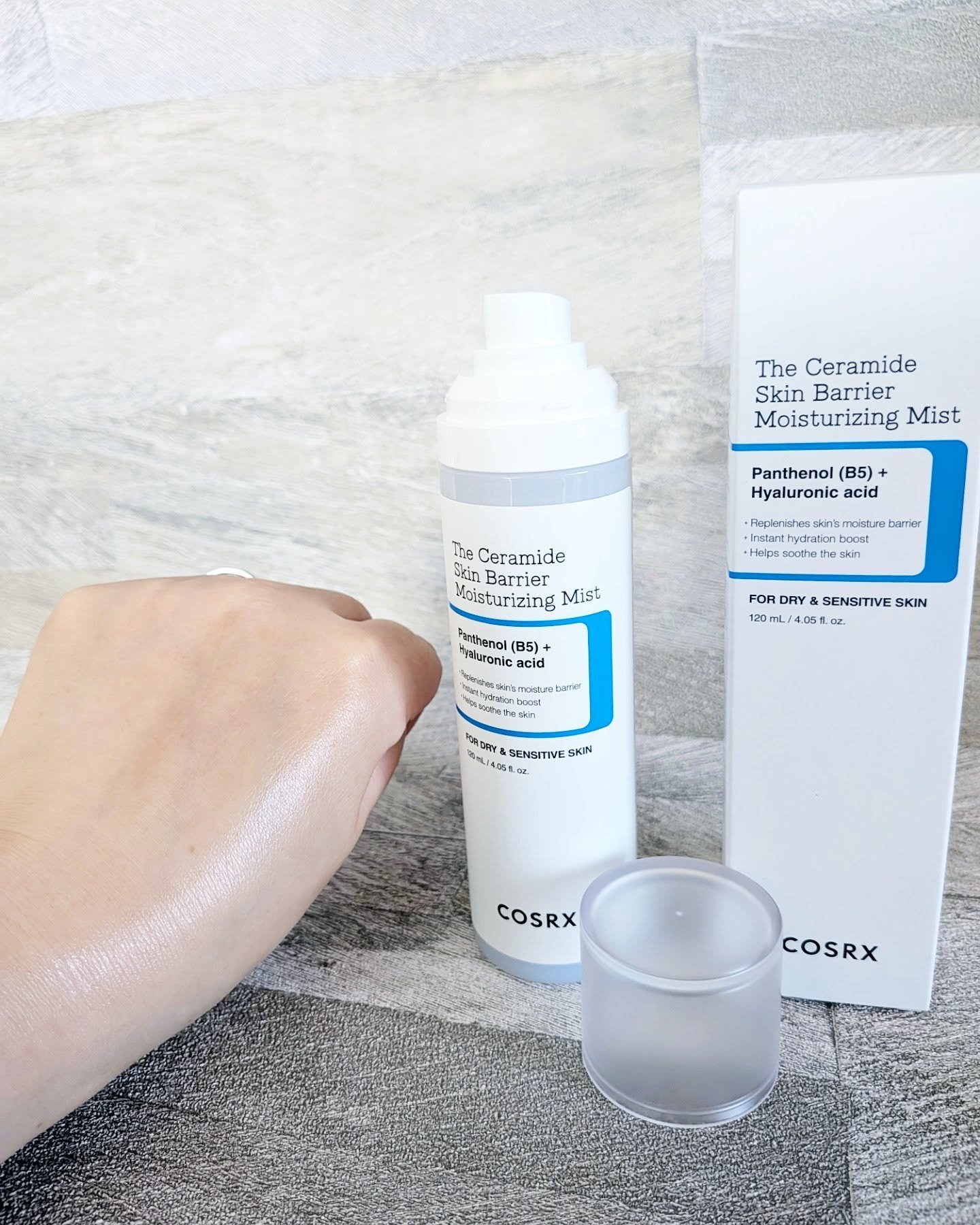 RXザ・セラミドスキンバリア モイスチャライジングミスト/COSRX/ミスト状化粧水を使ったクチコミ（2枚目）